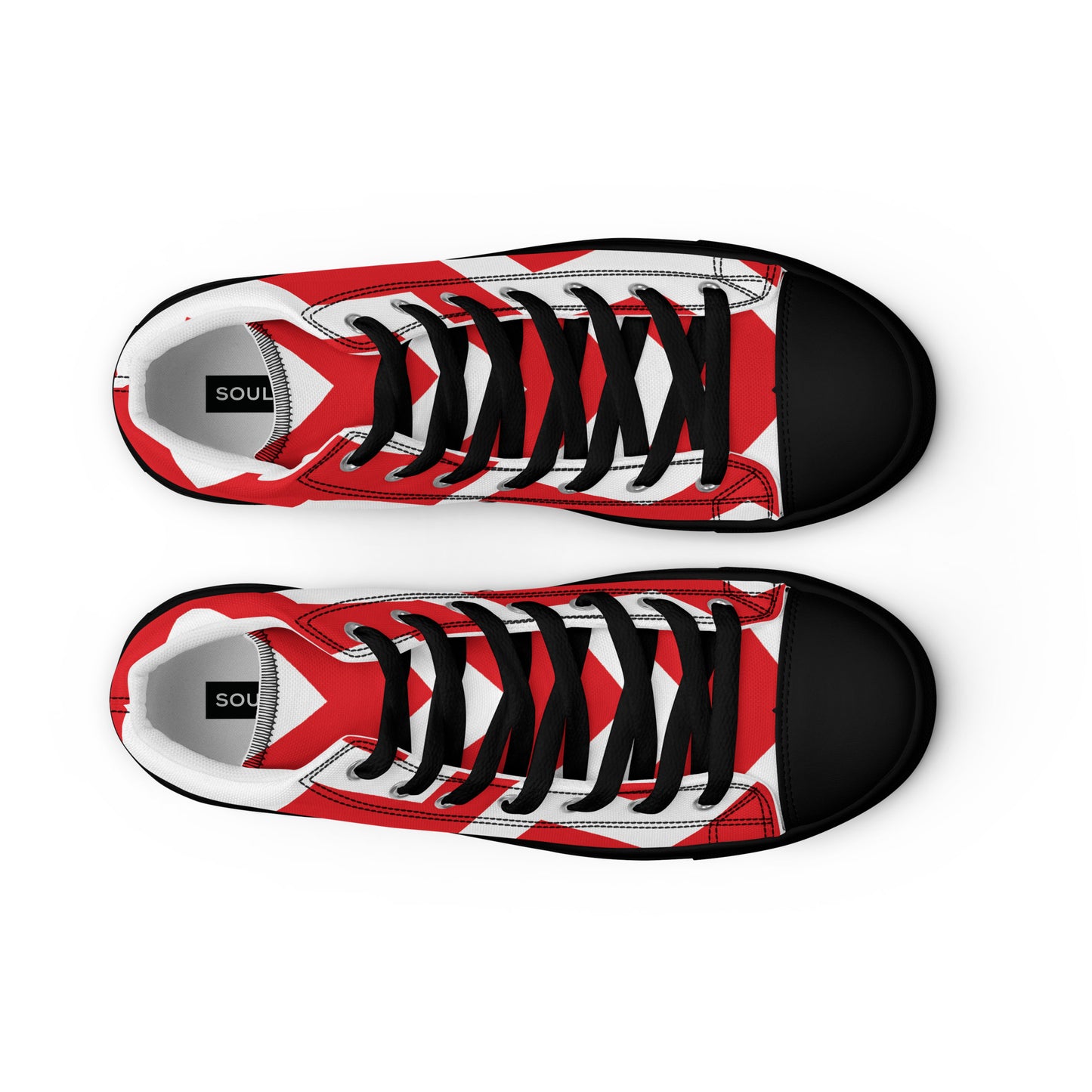 BE PATIENT Men’s High Top Canvas Shoes