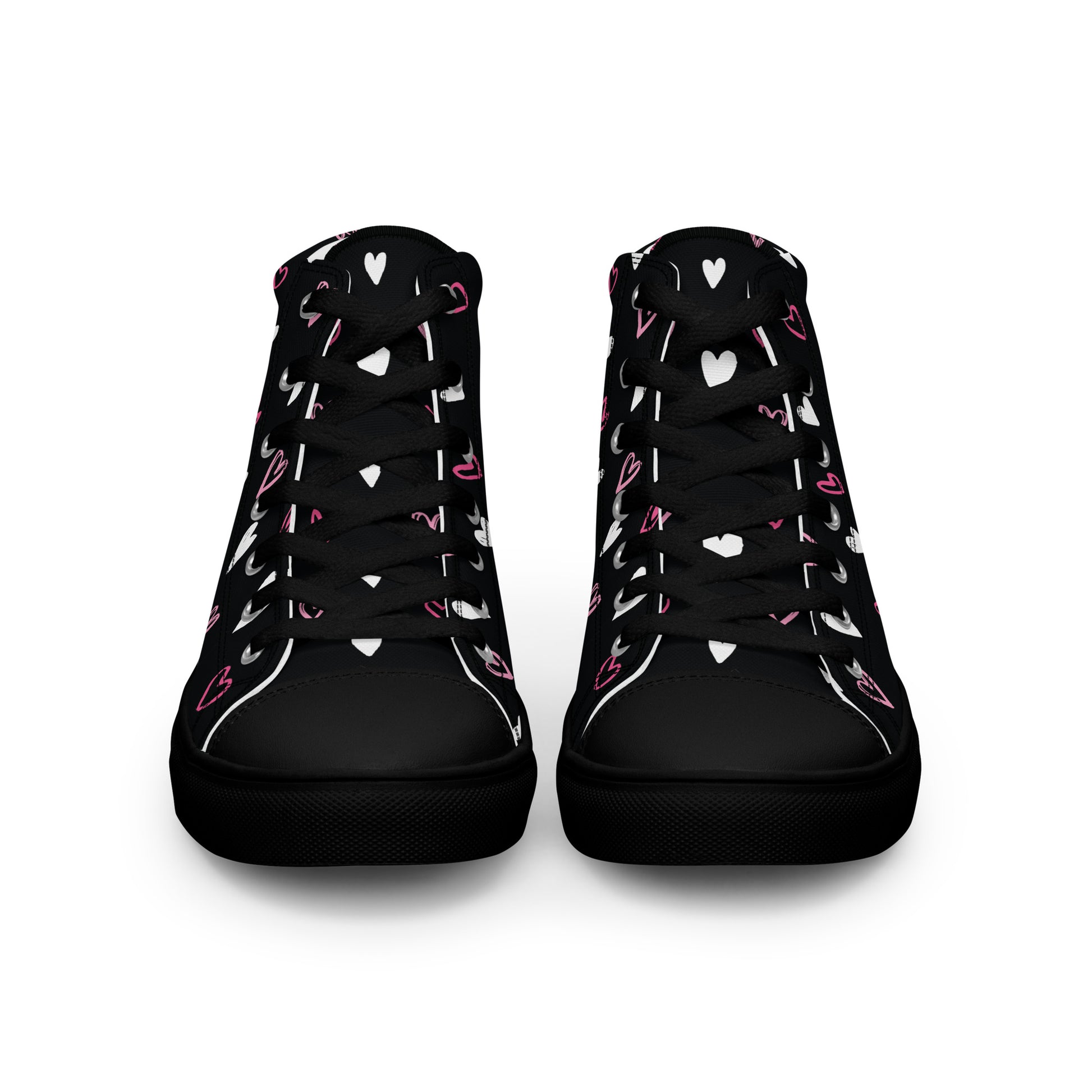 BE MY VALENTINE Men’s High Top Canvas Shoes - SOULSKY