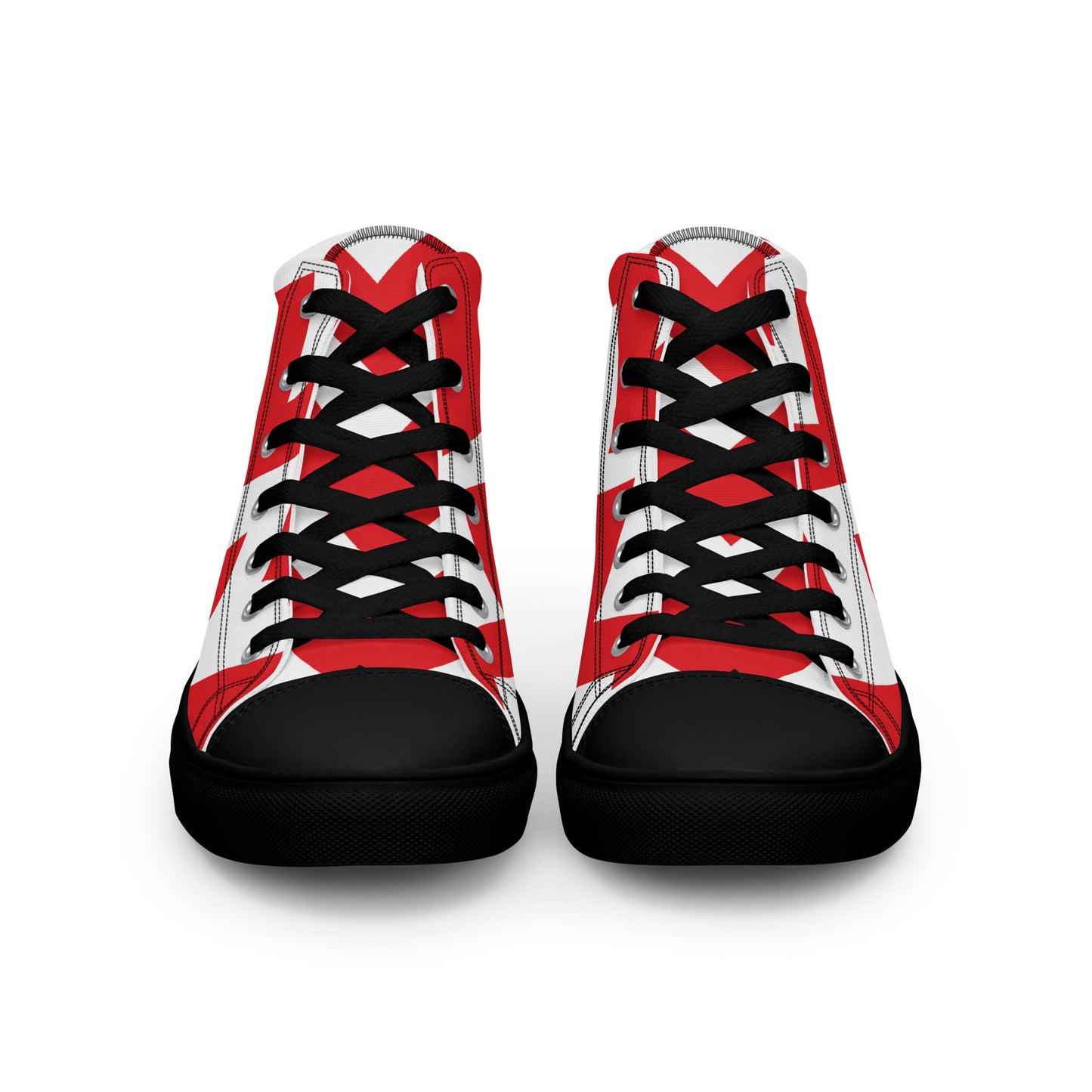 BE PATIENT Men’s High Top Canvas Shoes