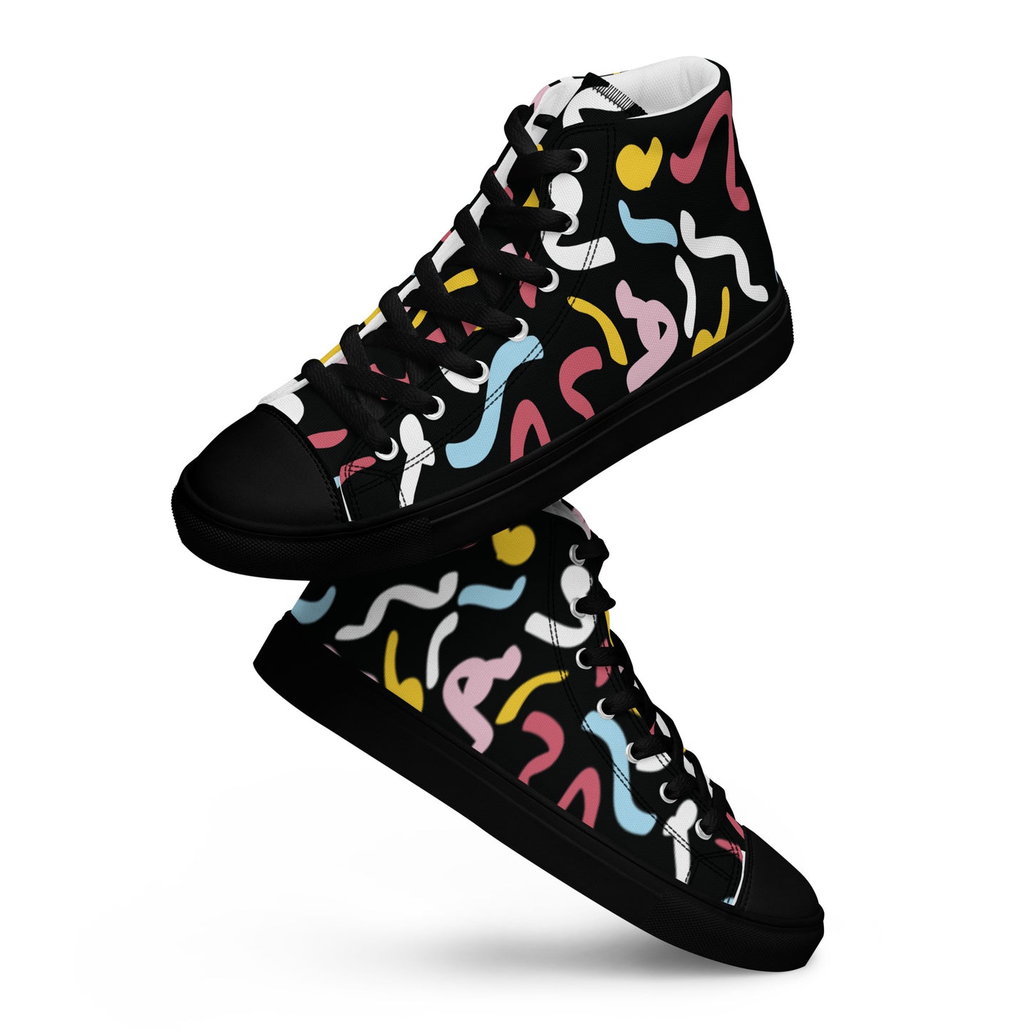 QUANTUM Men’s High Top Canvas Shoes