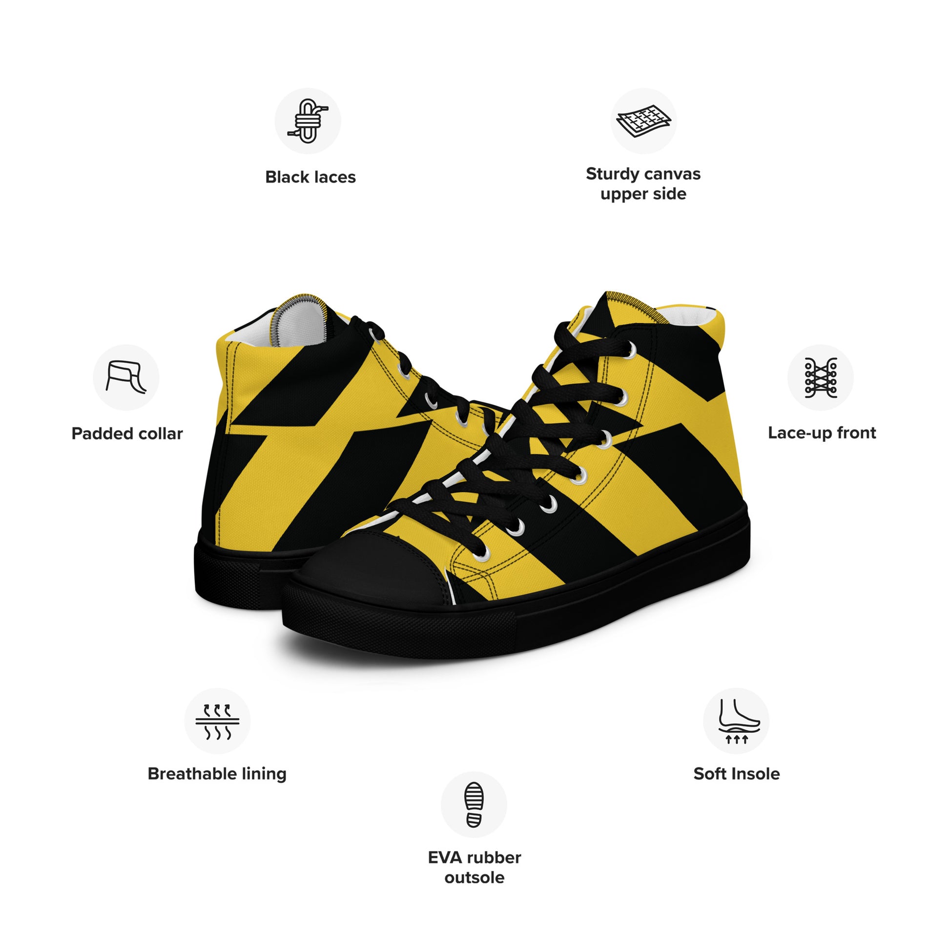 ARCHITECT Men’s High Top Canvas Shoes - SOULSKY