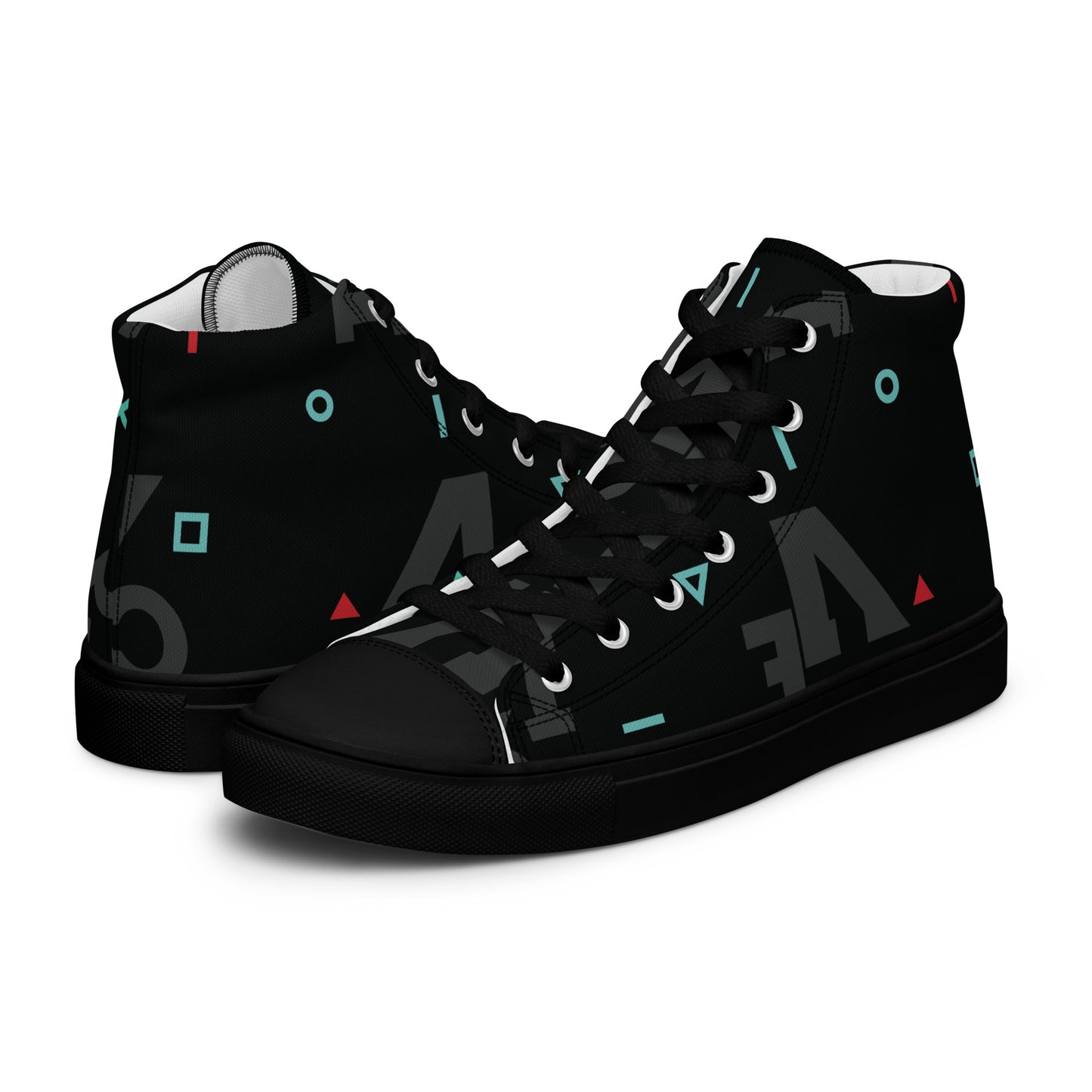 AFRICA IS THE FUTURE Men’s High Top Canvas Shoes