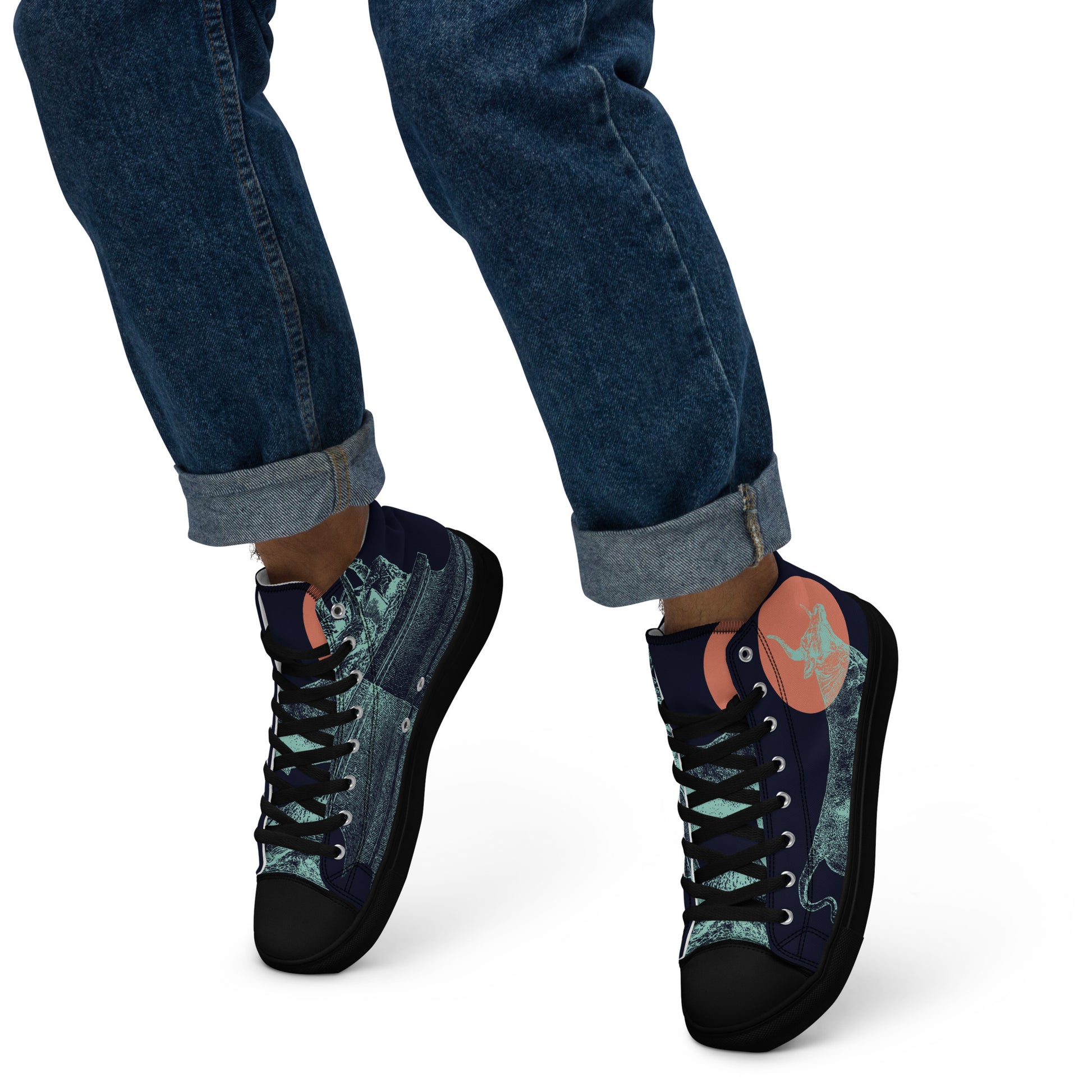 CARPE DIEM Men’s High Top Canvas Shoes - SOULSKY