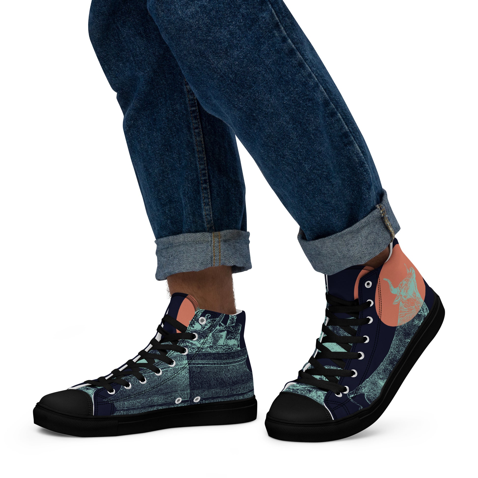 CARPE DIEM Men’s High Top Canvas Shoes - SOULSKY