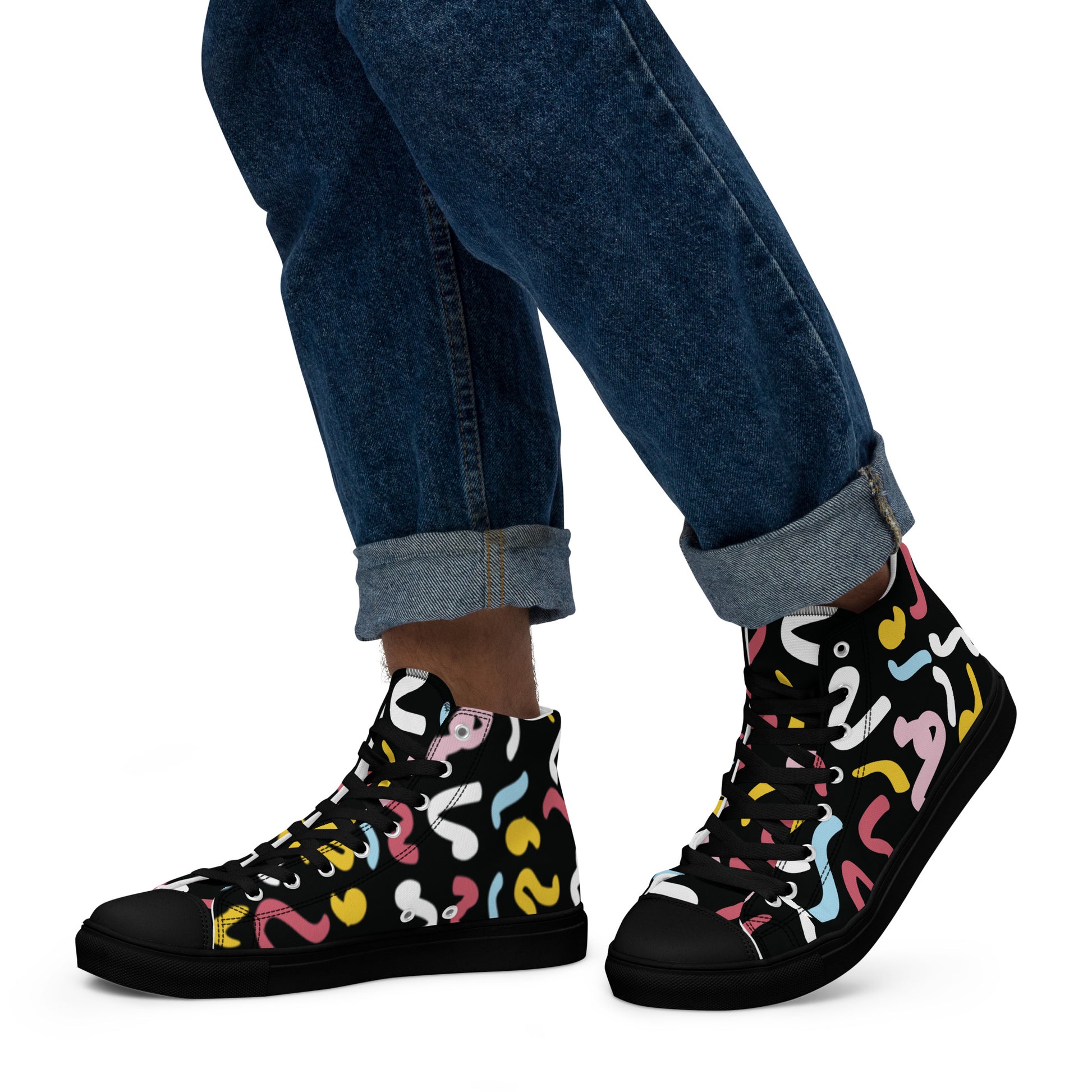 QUANTUM Men’s High Top Canvas Shoes - SOULSKY