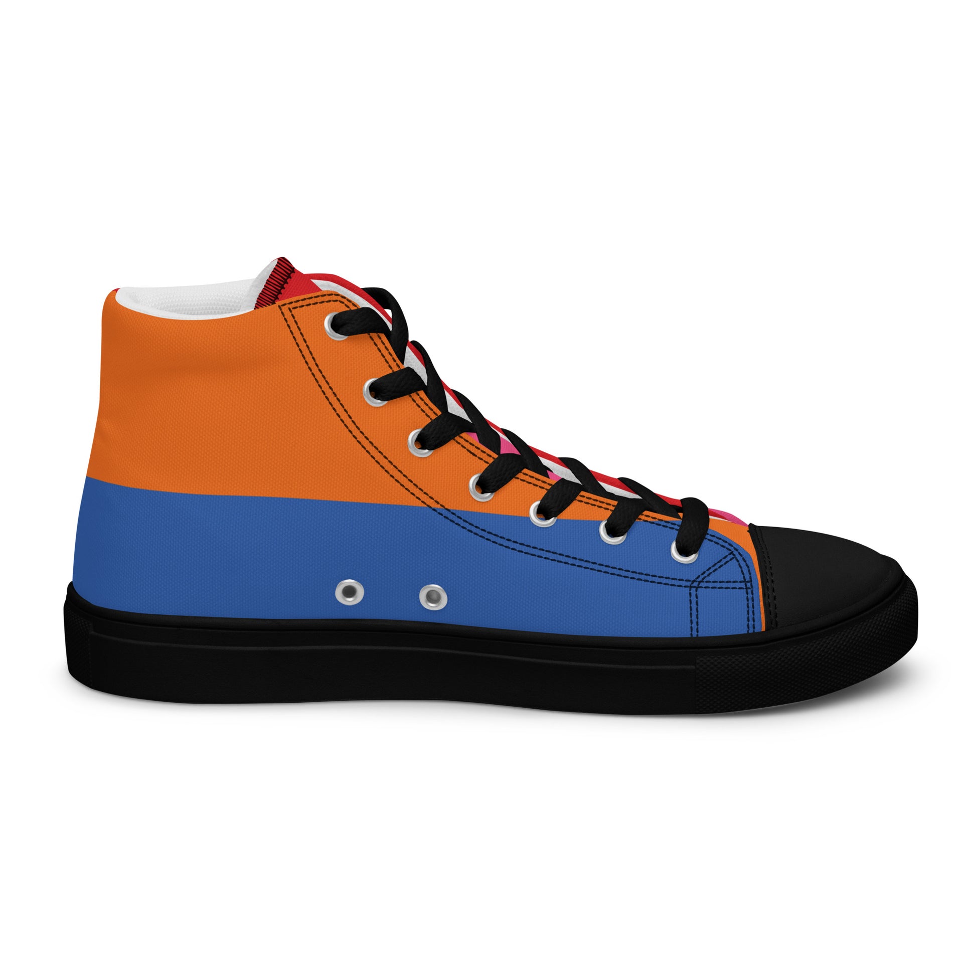 COLORFUL Men’s High Top Canvas Shoes (80's Flow) - SOULSKY