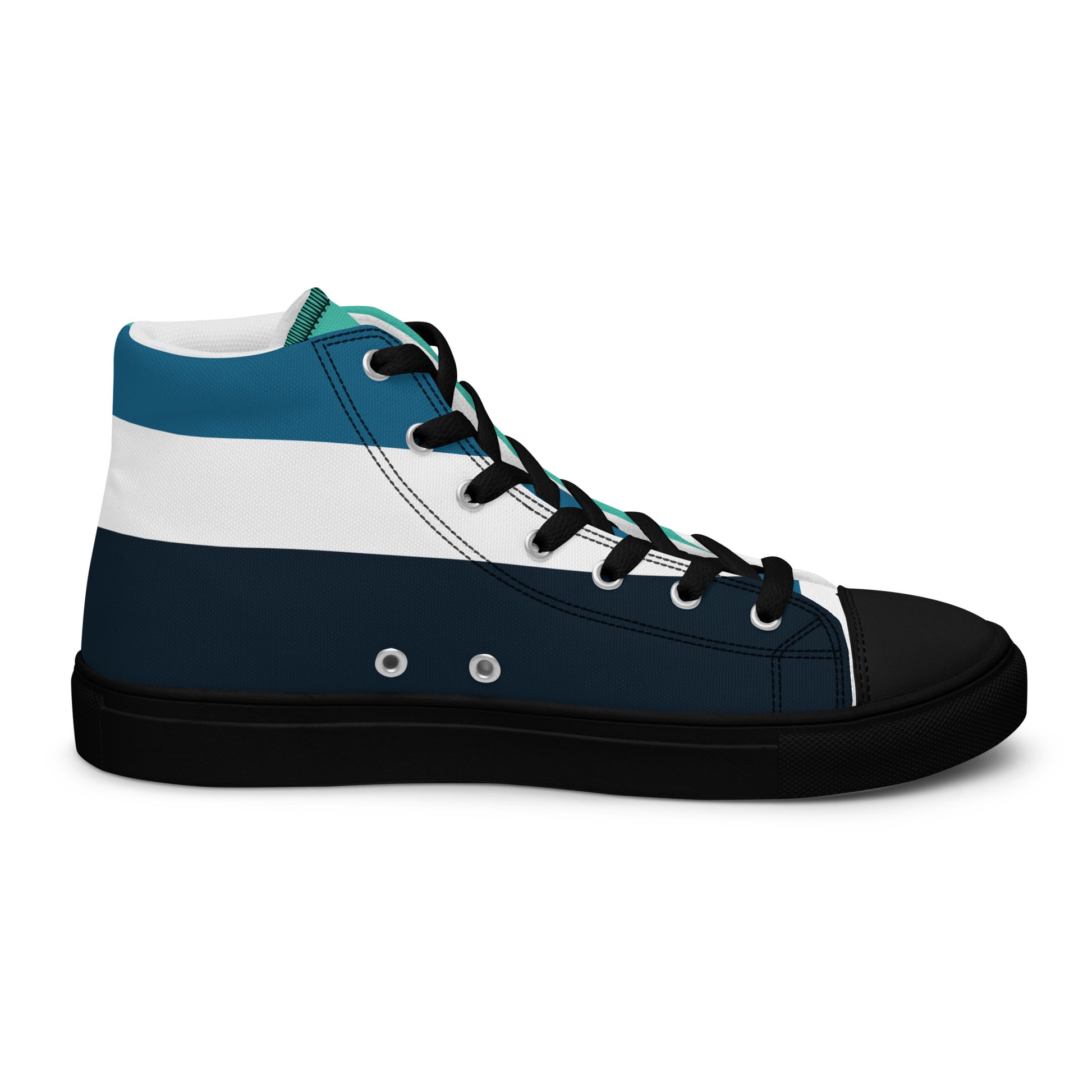 OCEAN DEPTHS Men’s High Top Canvas Shoes - SOULSKY