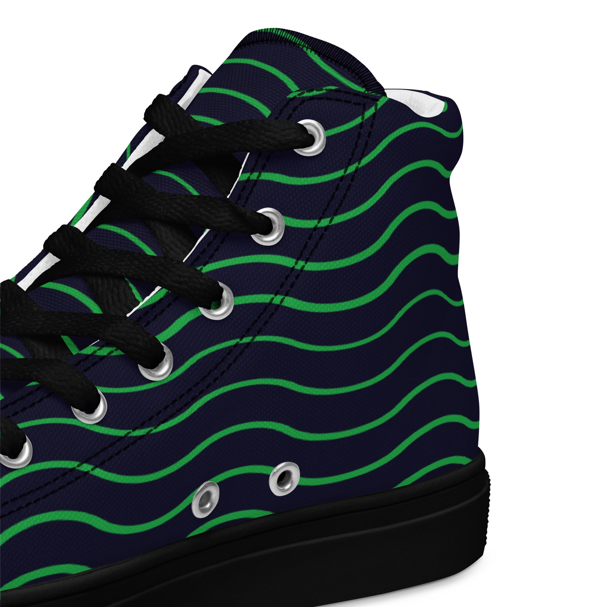 BE LIKE WATER Men’s High Top Canvas Shoes - SOULSKY