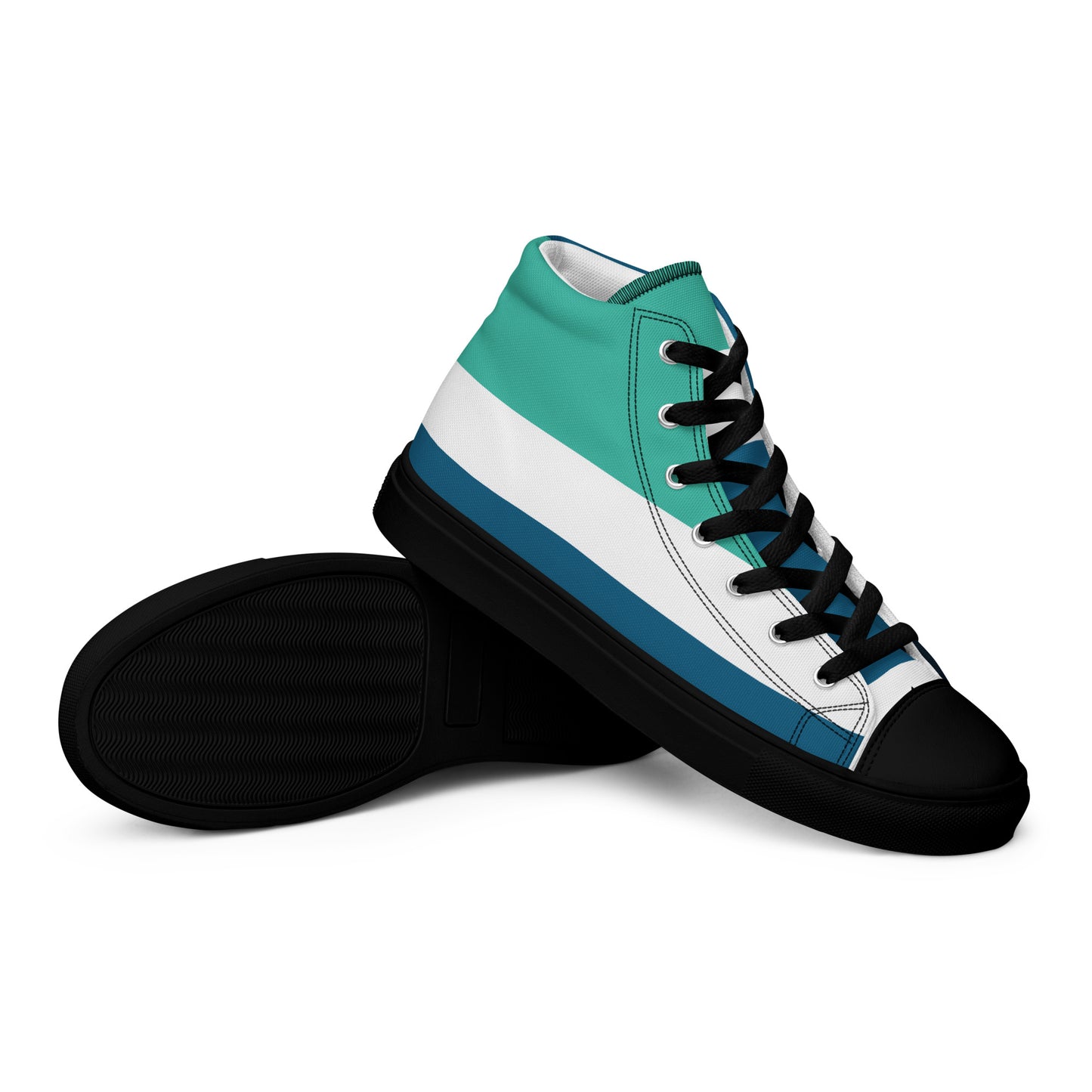 OCEAN DEPTHS Men’s High Top Canvas Shoes