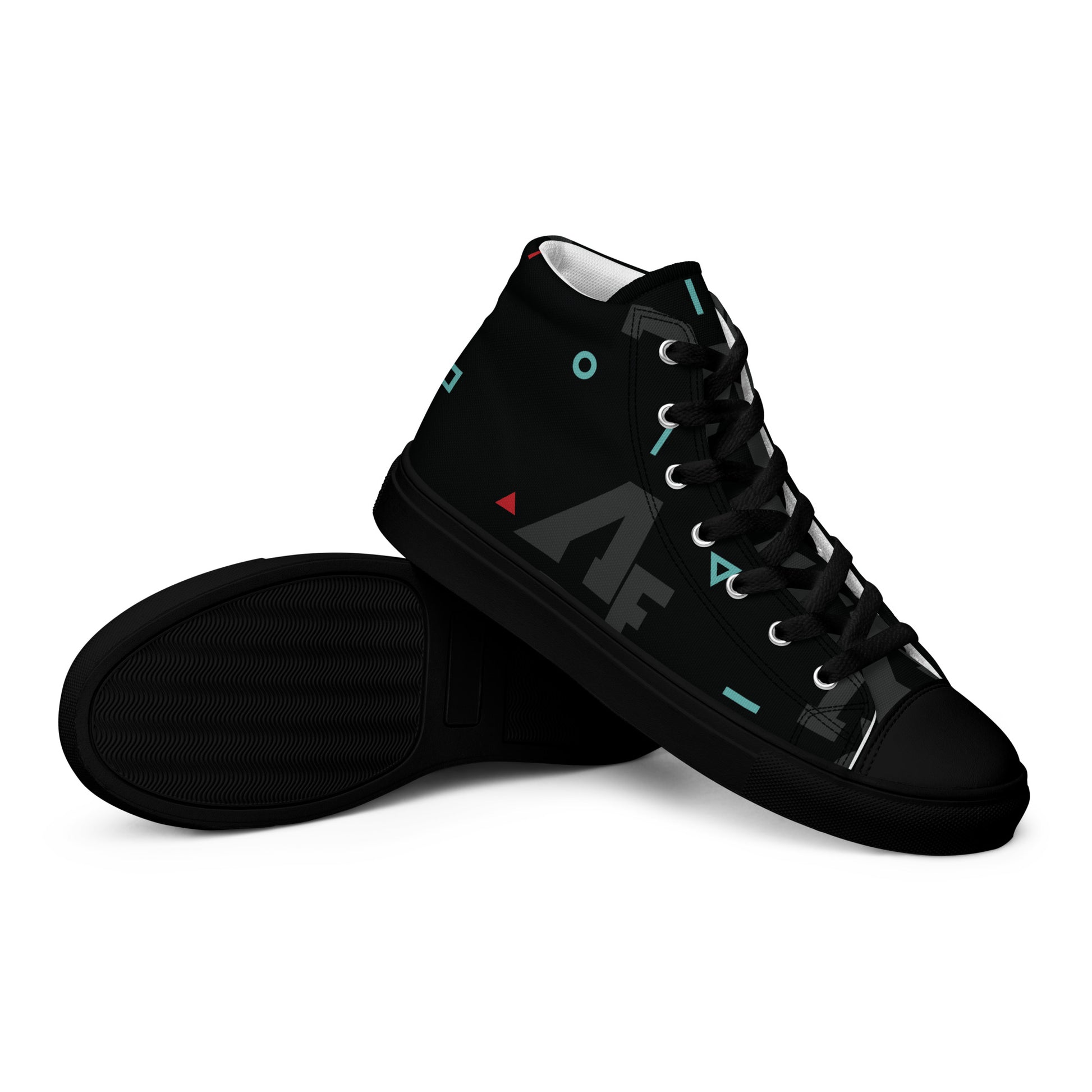 AFRICA IS THE FUTURE Men’s High Top Canvas Shoes - SOULSKY