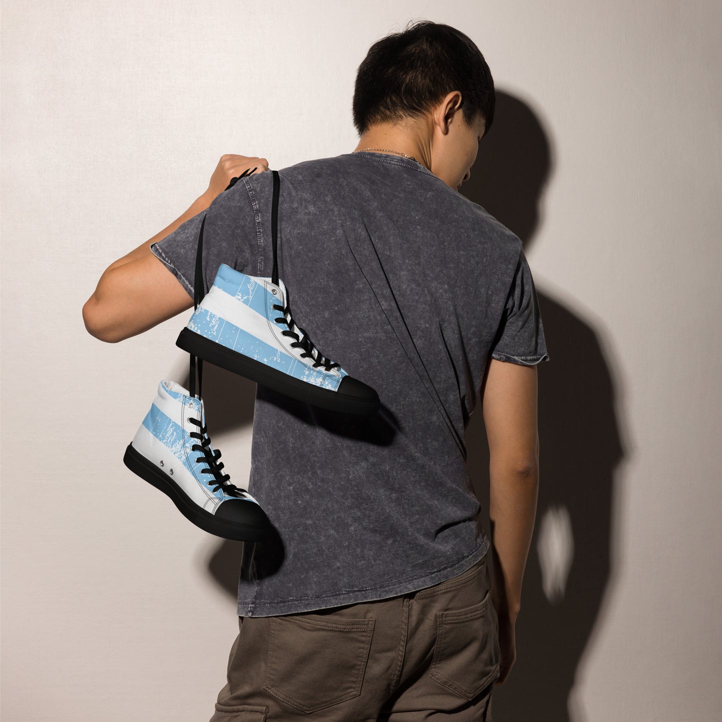 VICTORIOUS Men’s High Top Canvas Shoes