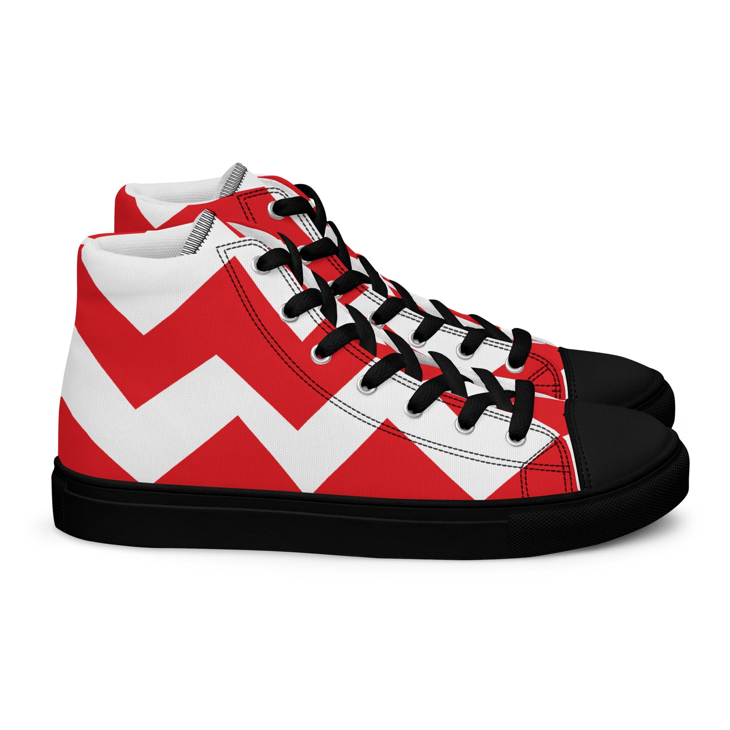 BE PATIENT Men’s High Top Canvas Shoes