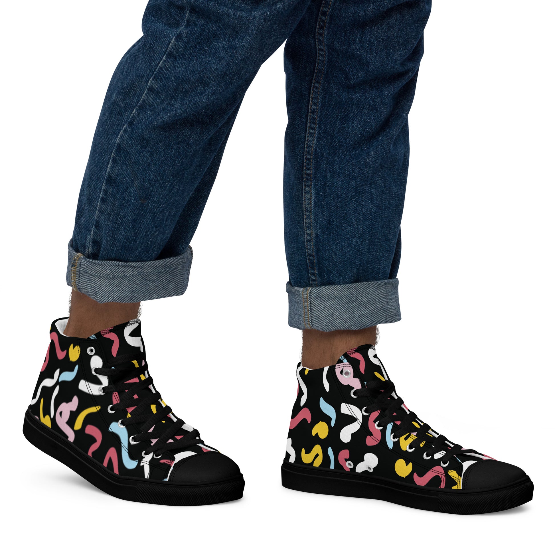 QUANTUM Men’s High Top Canvas Shoes - SOULSKY