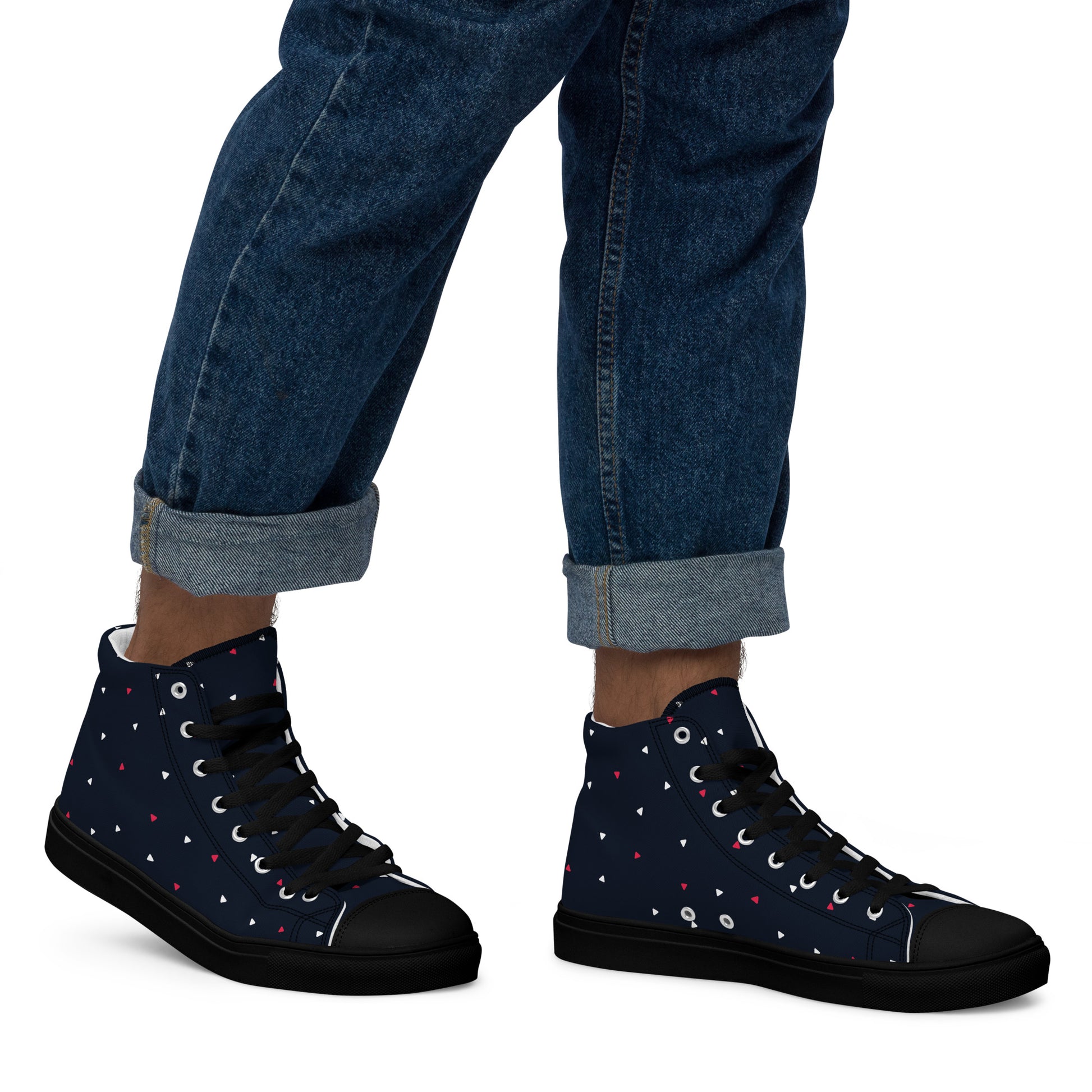 CELEBRATE GOOD TIMES Men’s High Top Canvas Shoes - SOULSKY