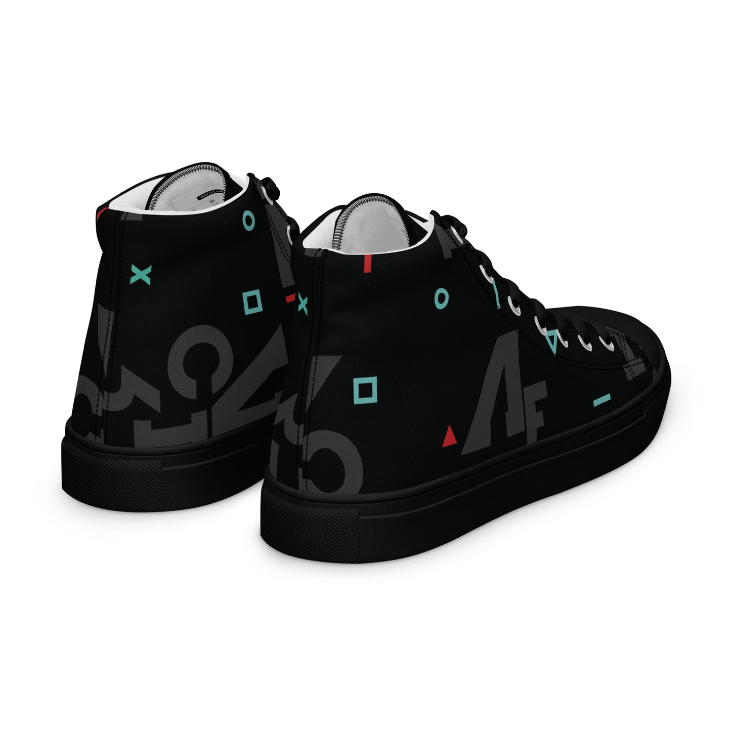 AFRICA IS THE FUTURE Men’s High Top Canvas Shoes