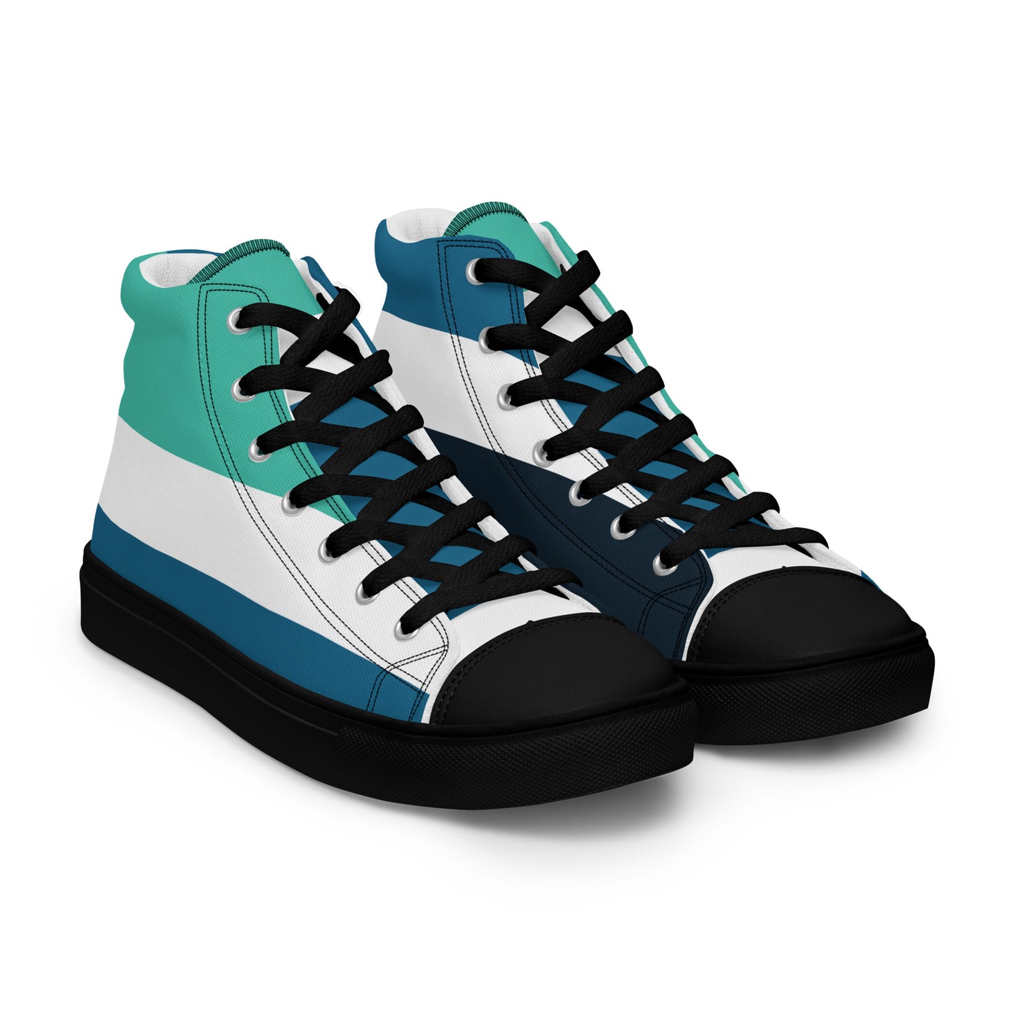 OCEAN DEPTHS Men’s High Top Canvas Shoes