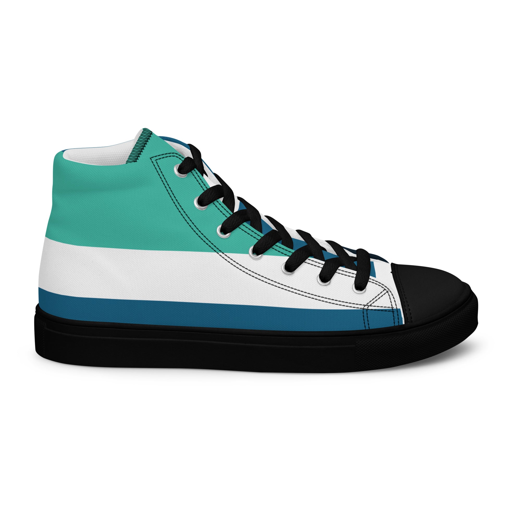 OCEAN DEPTHS Men’s High Top Canvas Shoes - SOULSKY