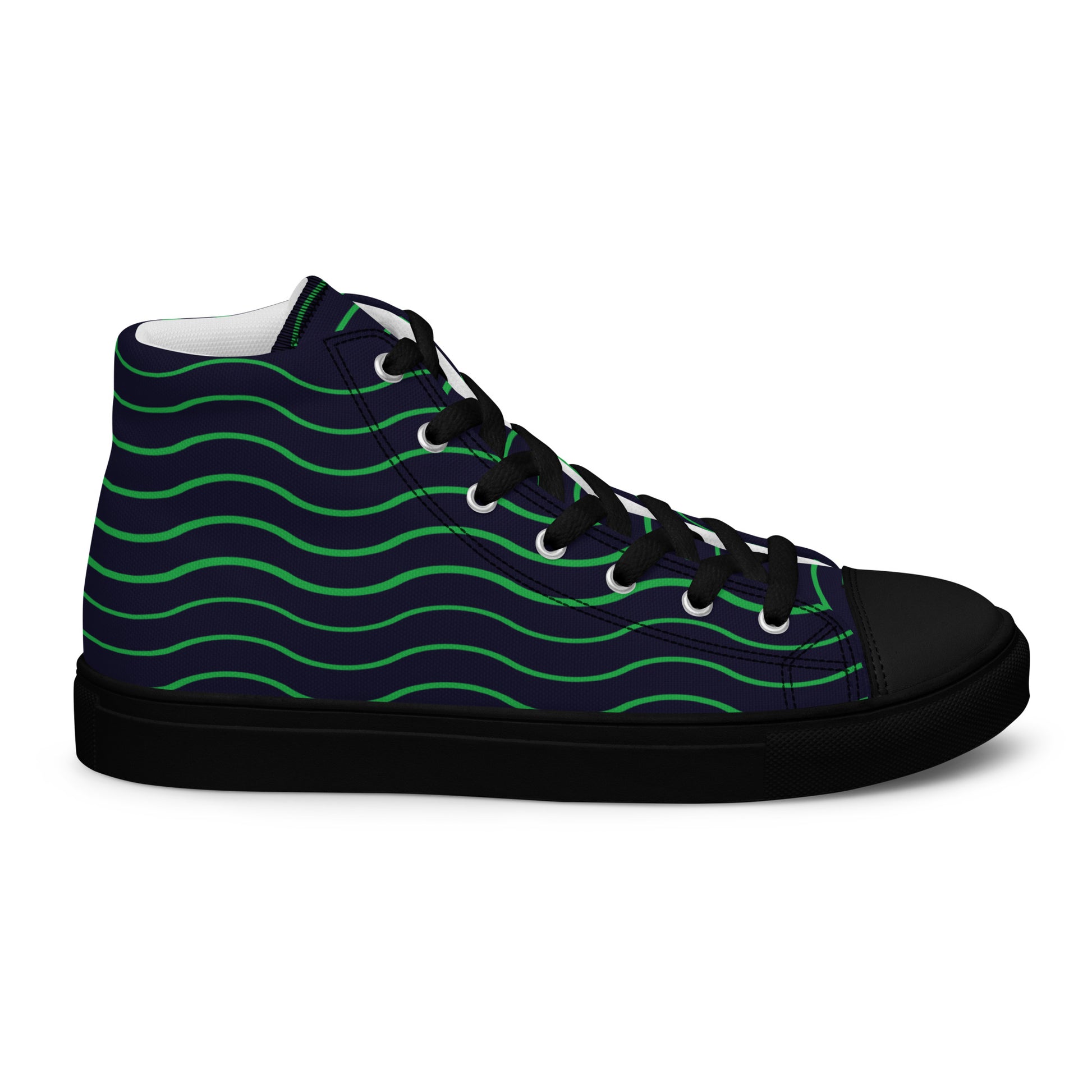 BE LIKE WATER Men’s High Top Canvas Shoes - SOULSKY
