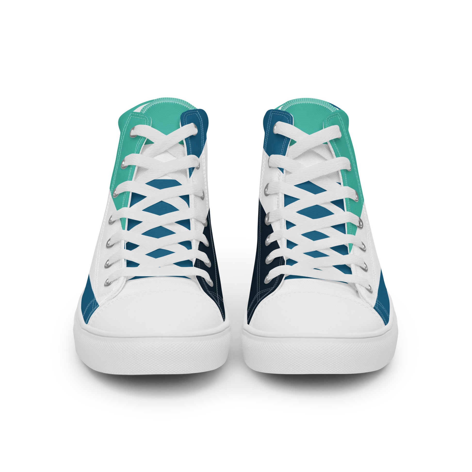OCEAN DEPTHS Men’s High Top Canvas Shoes - SOULSKY