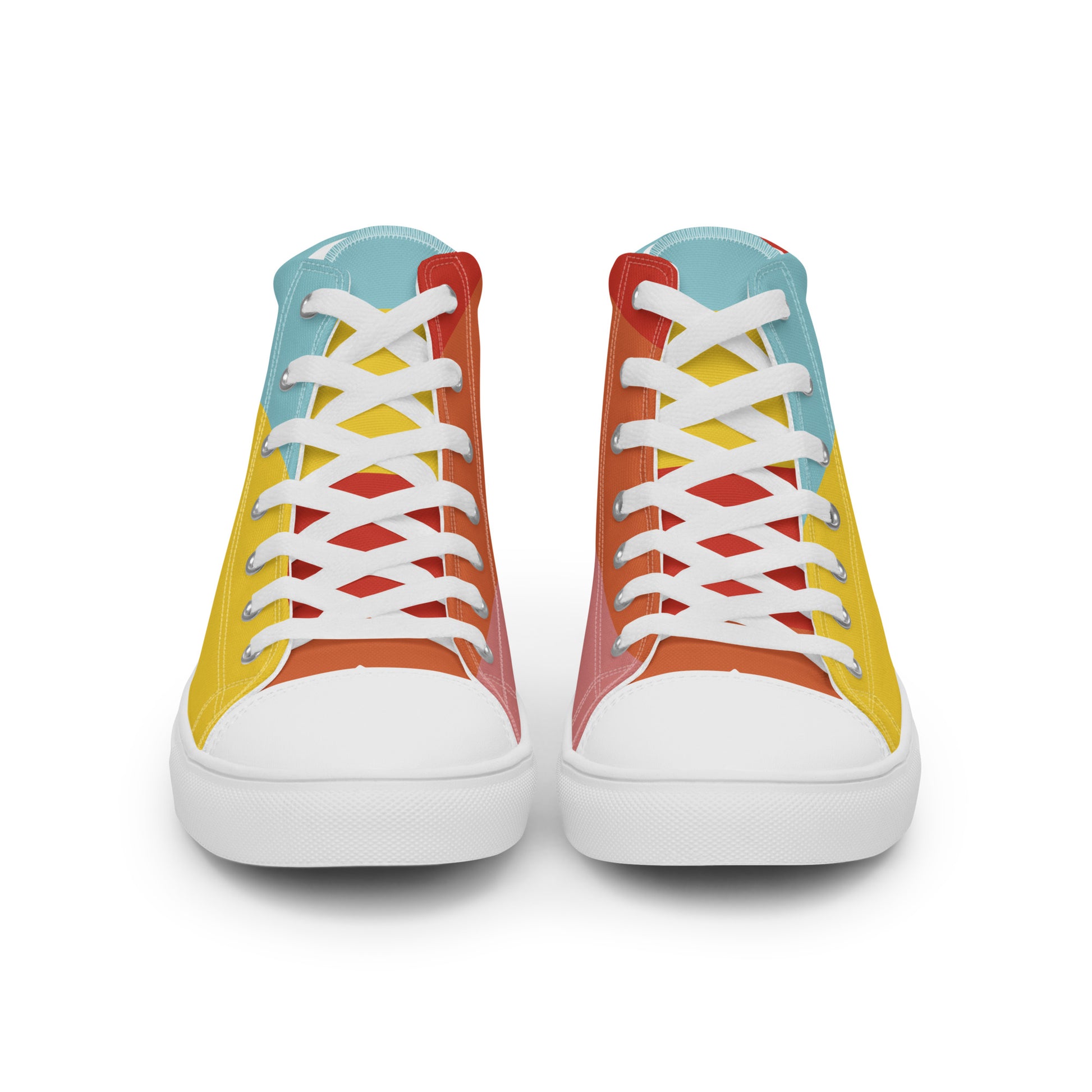 COLORFUL Men’s High Top Canvas Shoes - SOULSKY