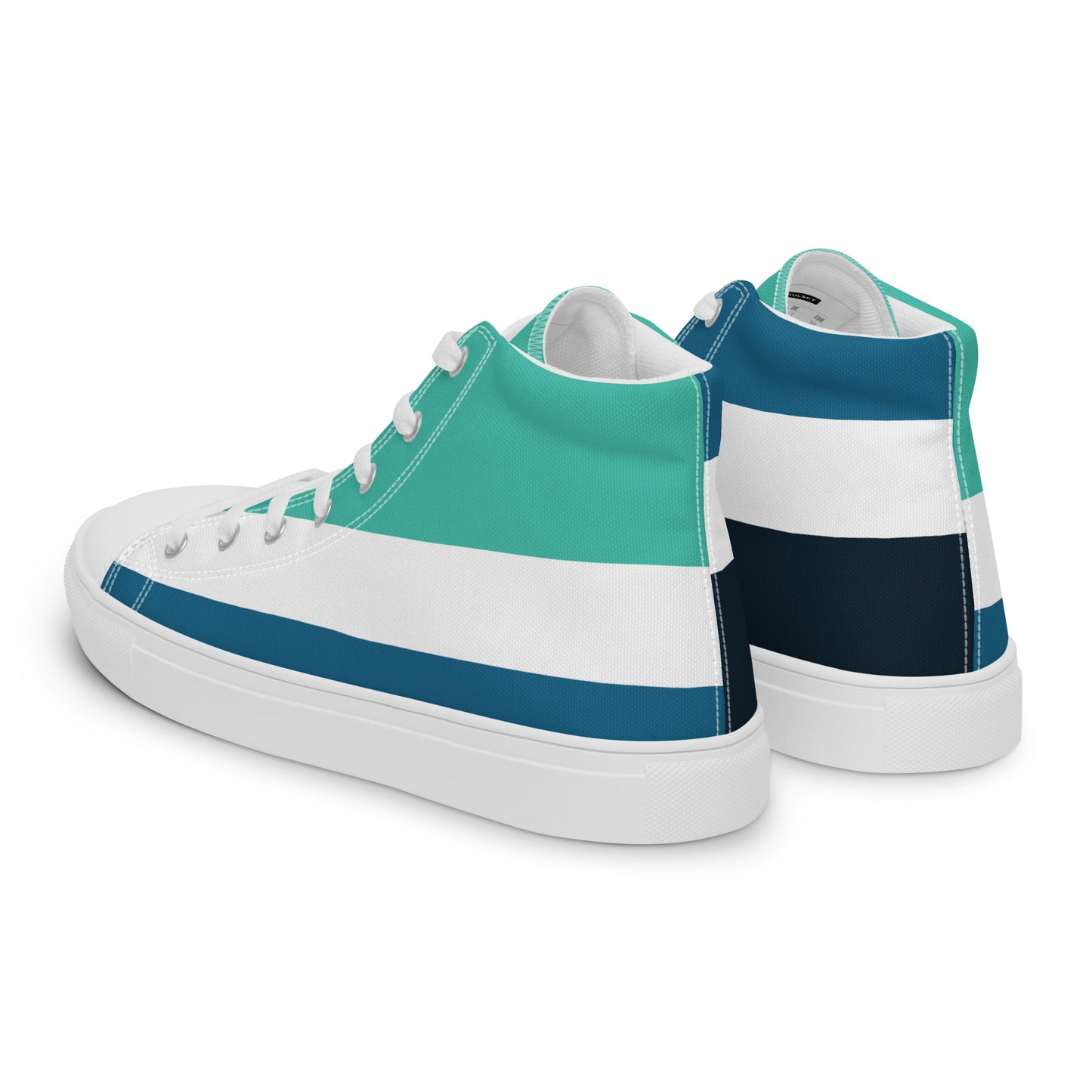 OCEAN DEPTHS Men’s High Top Canvas Shoes