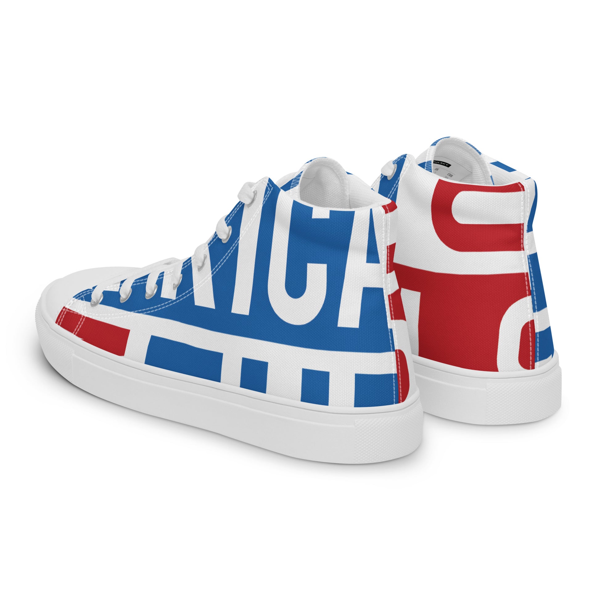 AFRICA ON THE RISE Men’s High Top Canvas Shoes - SOULSKY