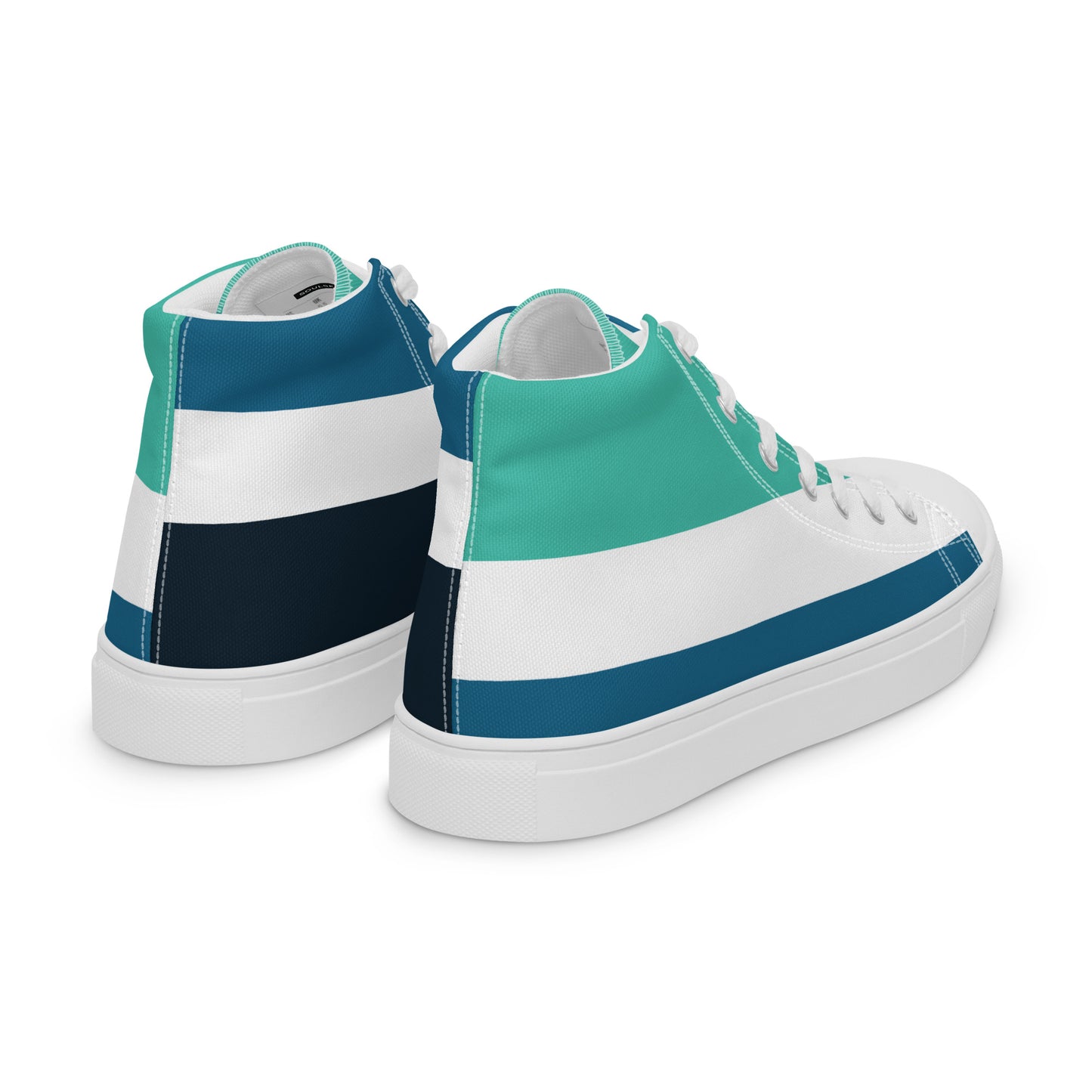 OCEAN DEPTHS Men’s High Top Canvas Shoes