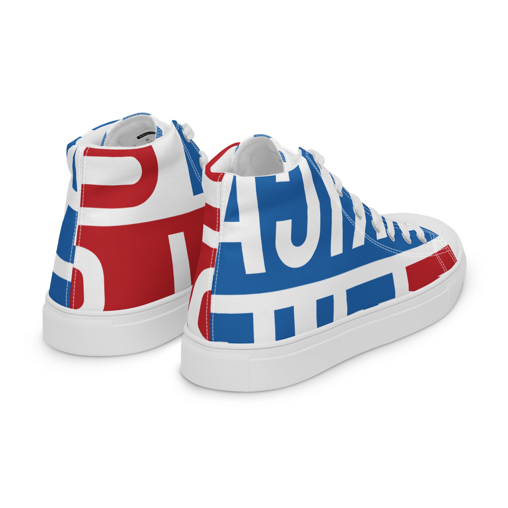 AFRICA ON THE RISE Men’s High Top Canvas Shoes - SOULSKY