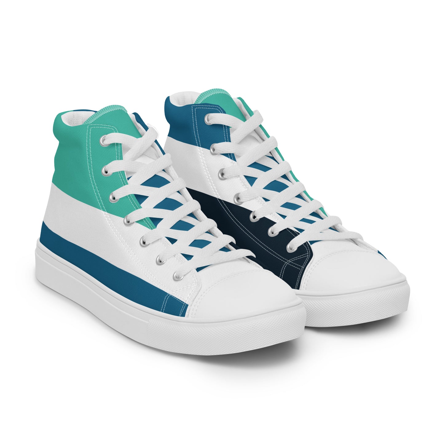 OCEAN DEPTHS Men’s High Top Canvas Shoes
