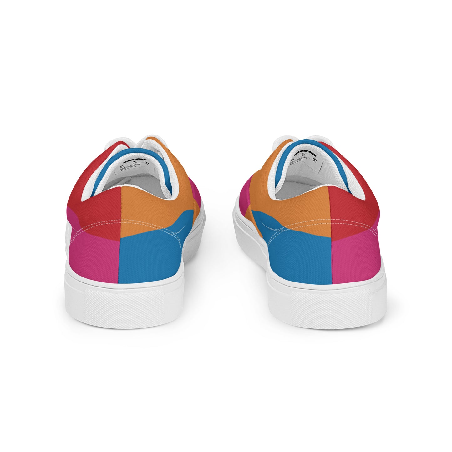 COLORFUL Men’s Lace-Up Canvas Shoes (Bright)