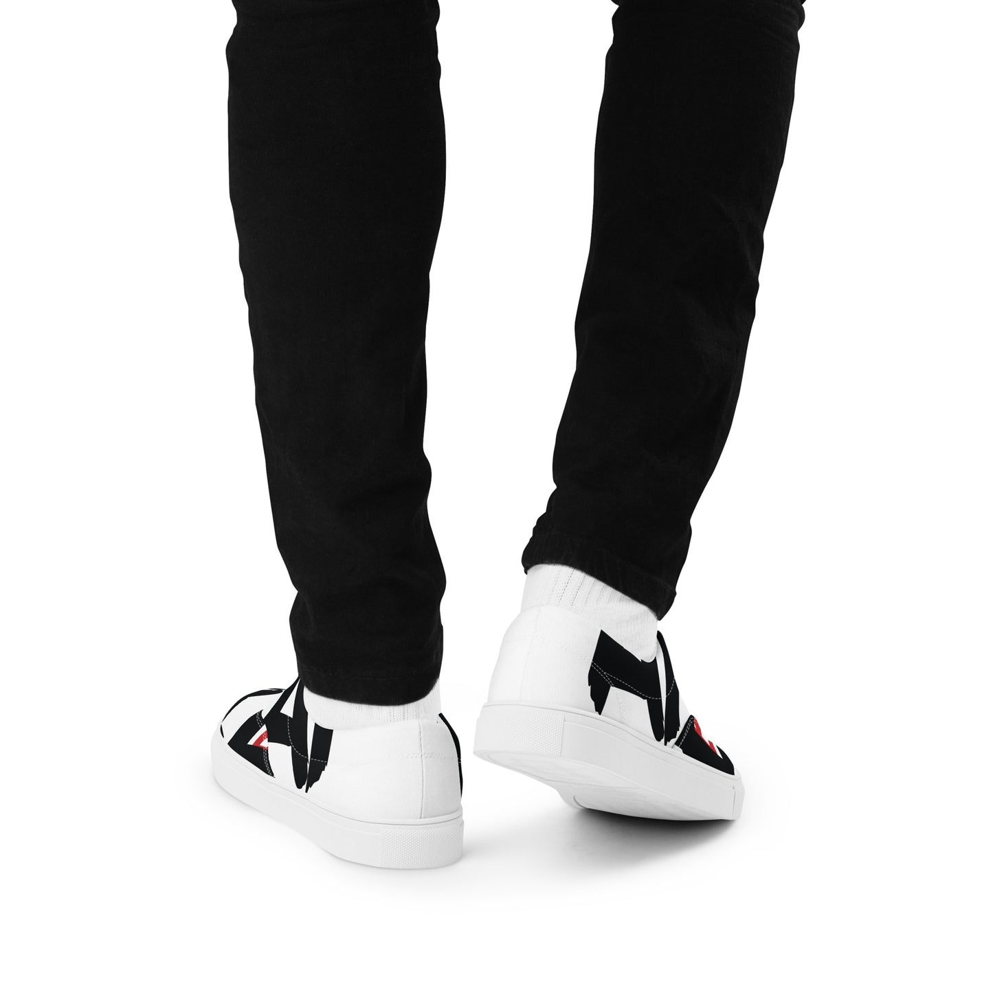 AFRICAN SAMURAI Men’s Lace-Up Canvas Shoes