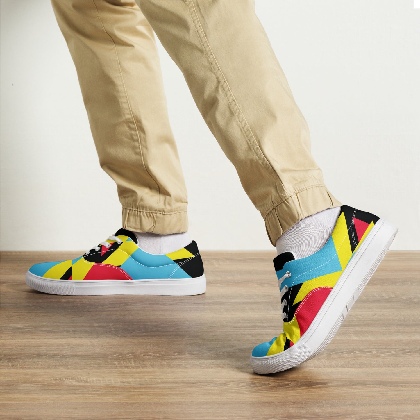 BE BRAVE Men’s Lace-Up Canvas Shoes