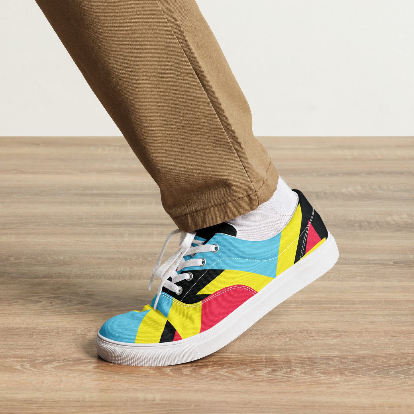 BE BRAVE Men’s Lace-Up Canvas Shoes