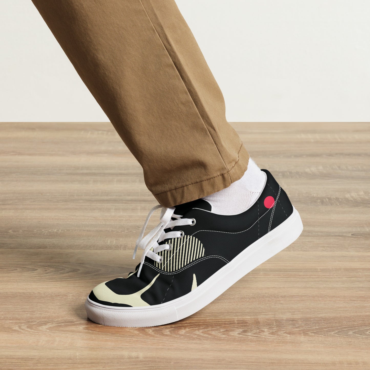 YOU ARE NOT ALONE Men’s Lace-Up Canvas Shoes