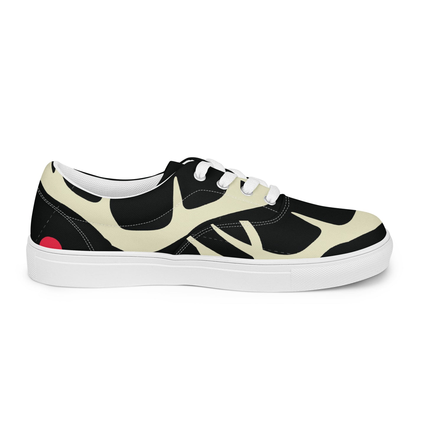 YOU ARE NOT ALONE Men’s Lace-Up Canvas Shoes