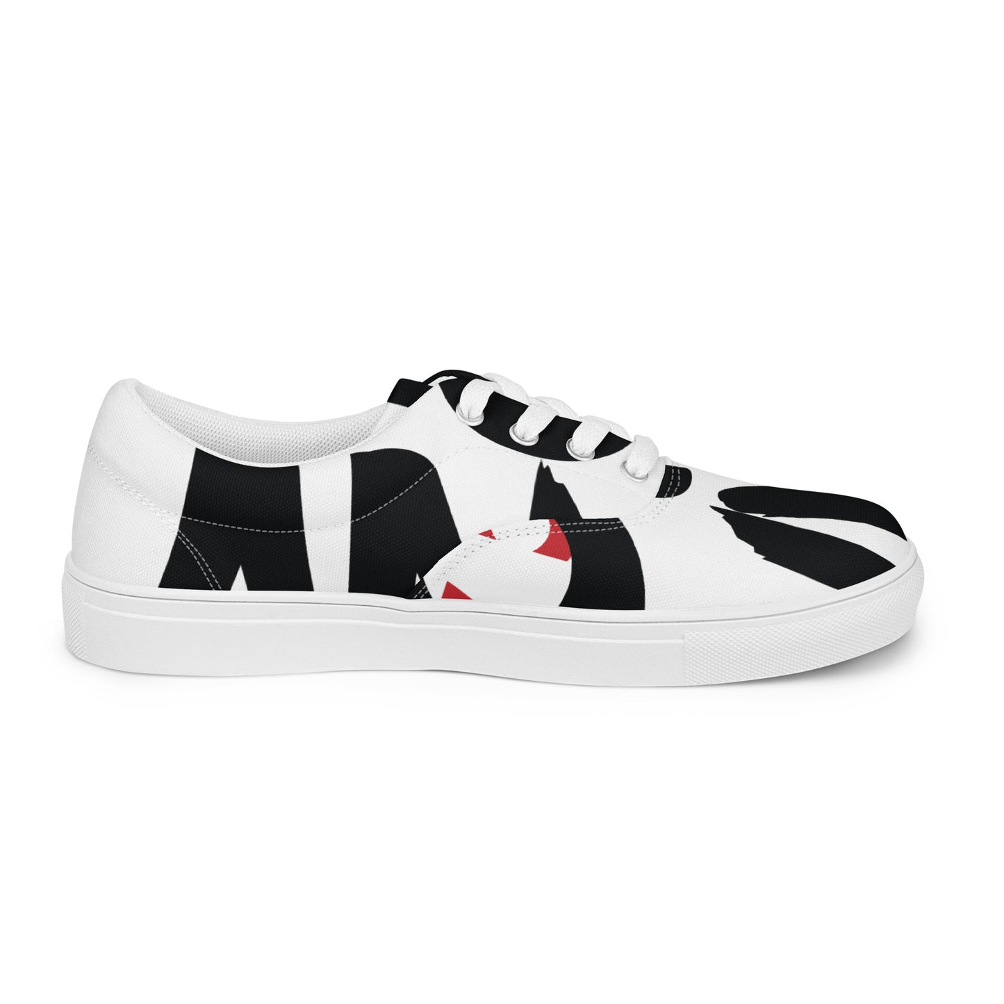 AFRICAN SAMURAI Men’s Lace-Up Canvas Shoes