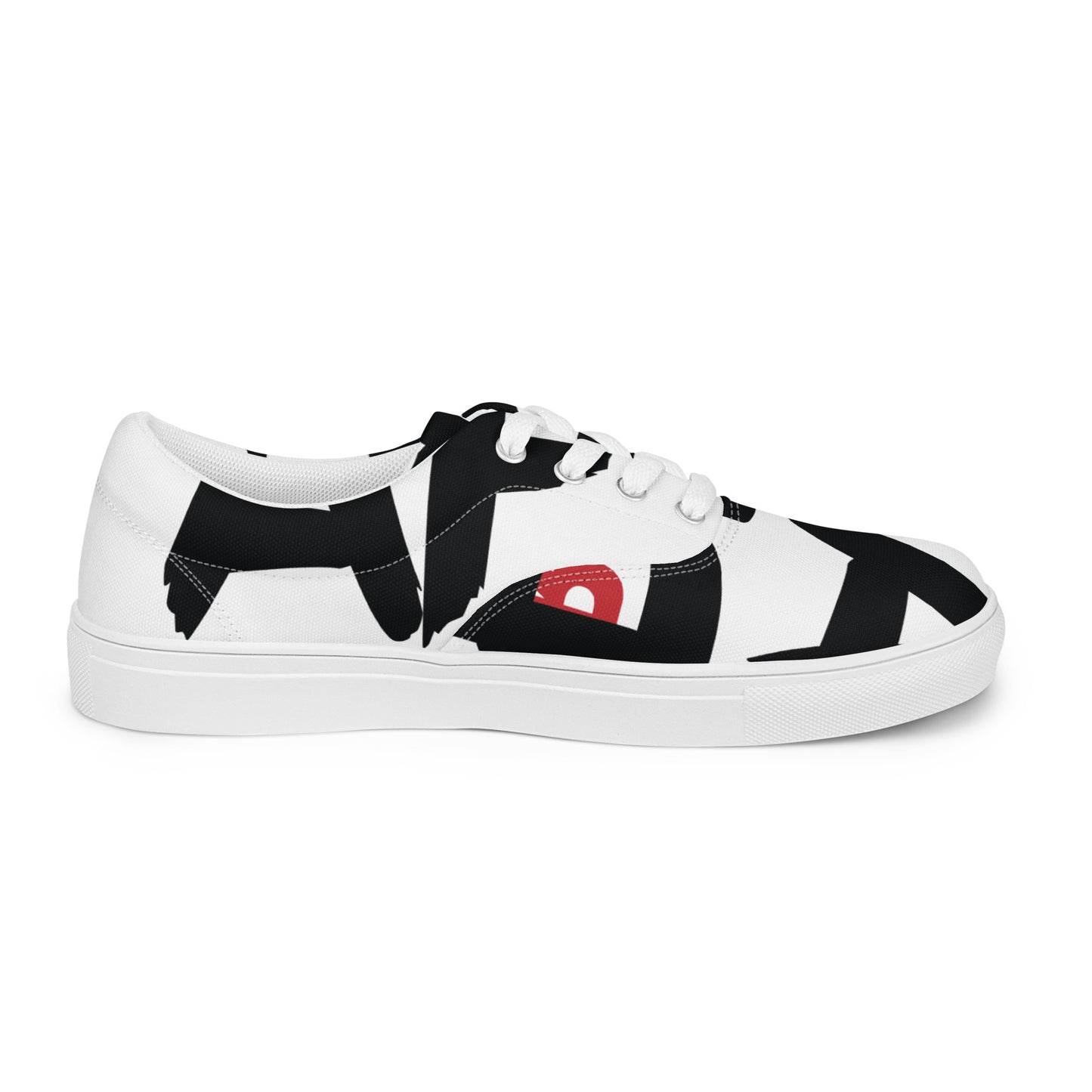 AFRICAN SAMURAI Men’s Lace-Up Canvas Shoes