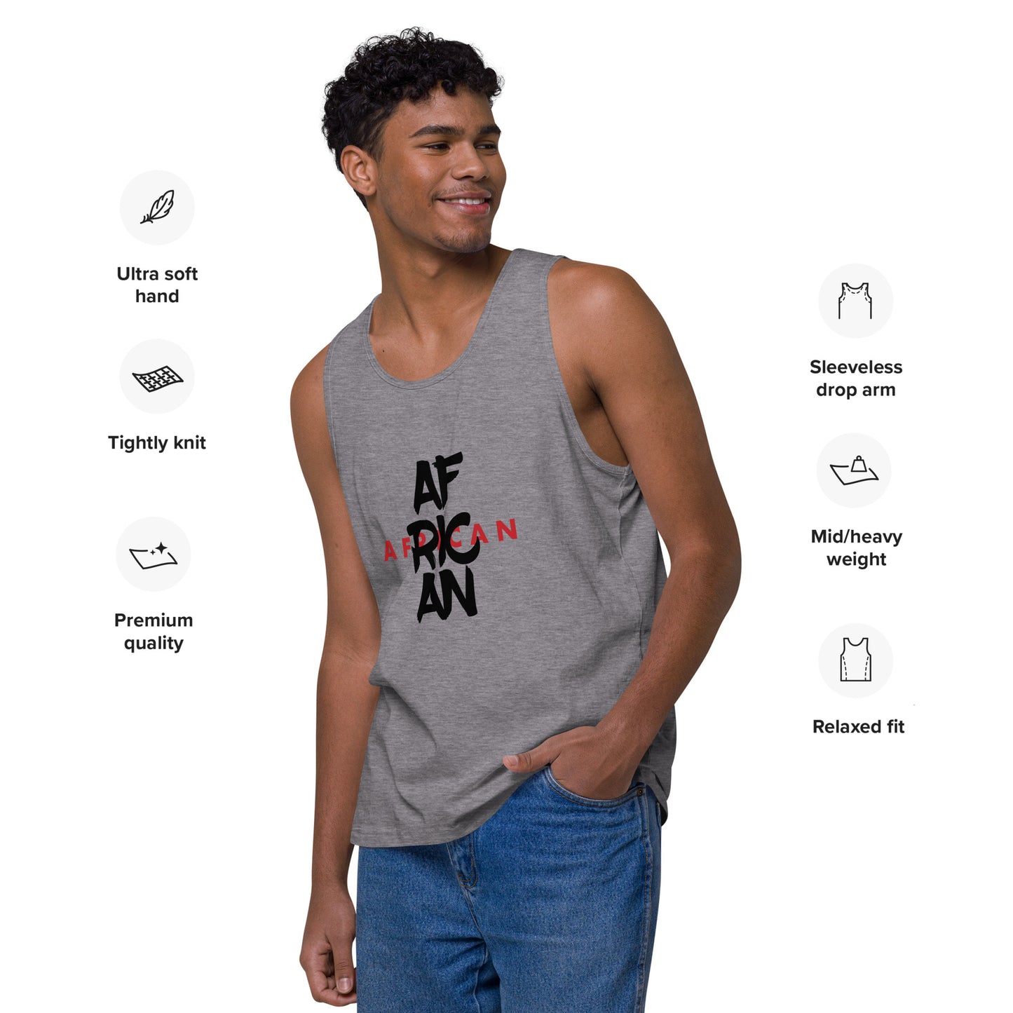 AFRICAN SAMURAI Premium Tank Top
