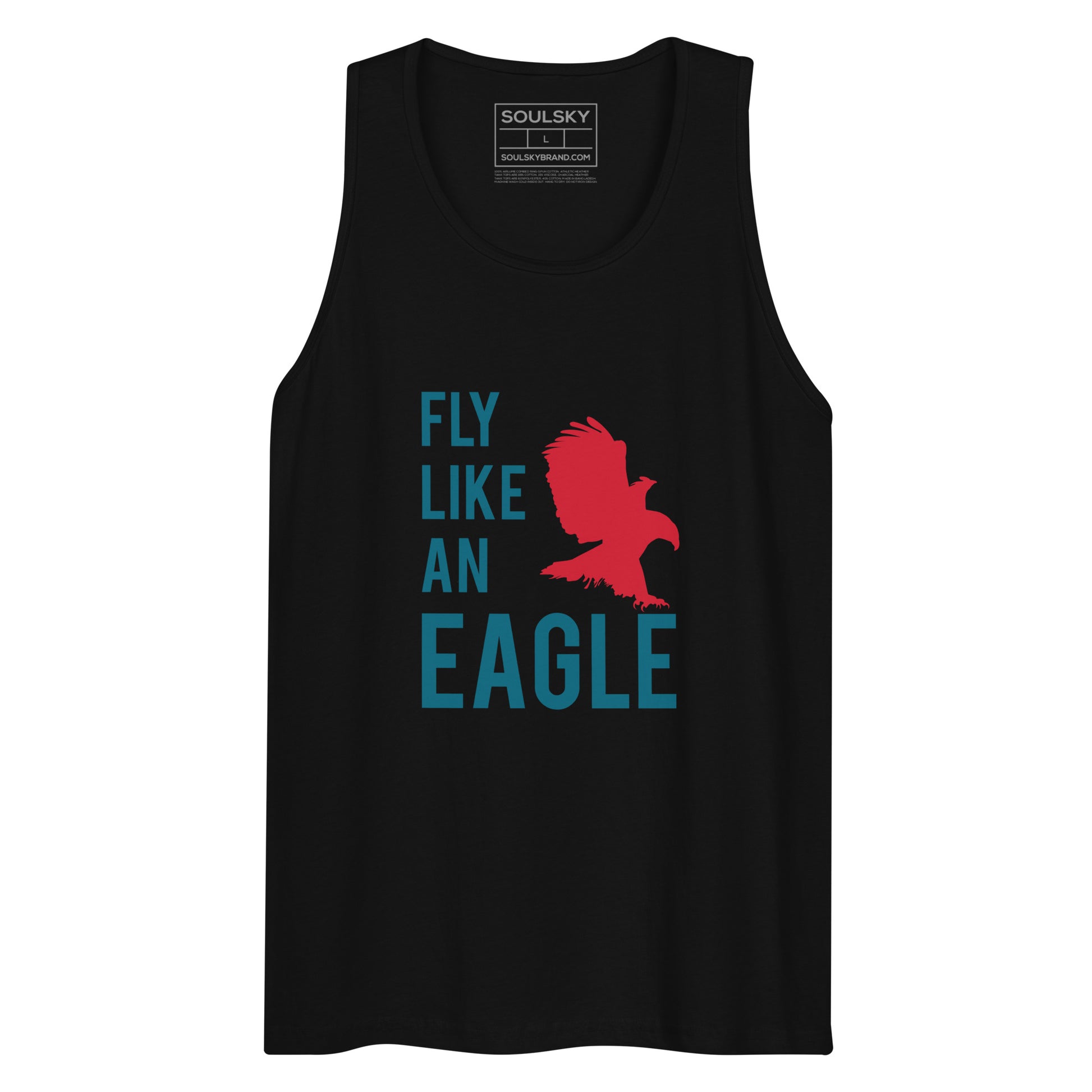 FLY LIKE AN EAGLE Premium Tank Top - SOULSKY