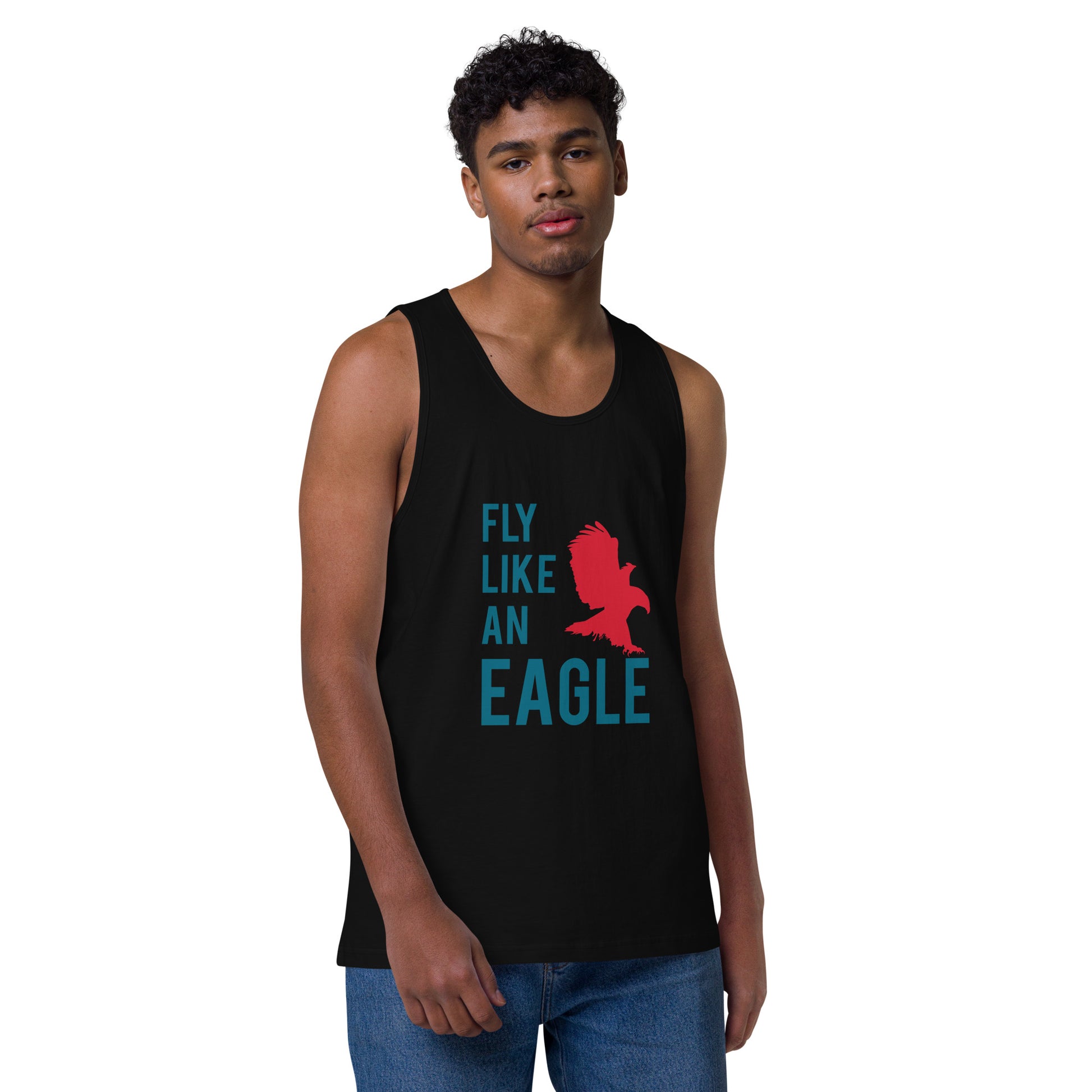 FLY LIKE AN EAGLE Premium Tank Top - SOULSKY
