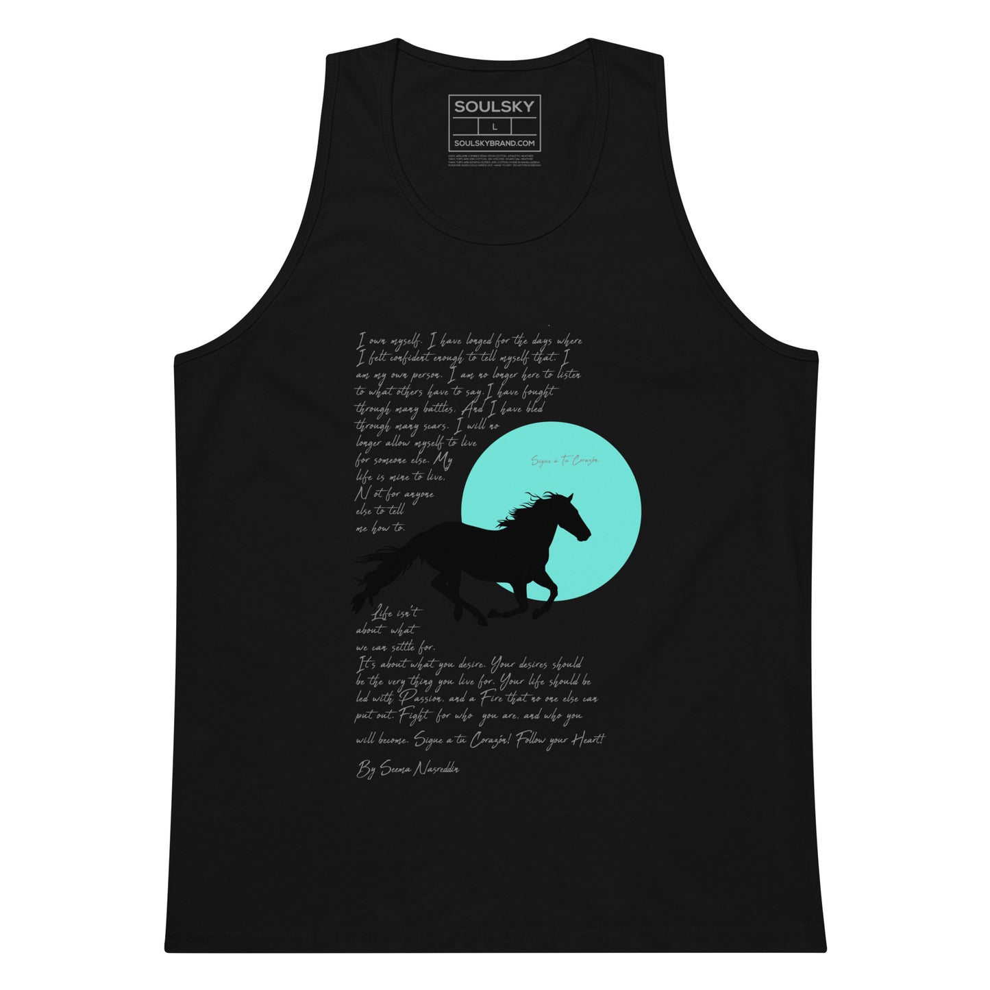 SIGUE A TU CORAZON (Follow Your Heart) Premium Tank Top