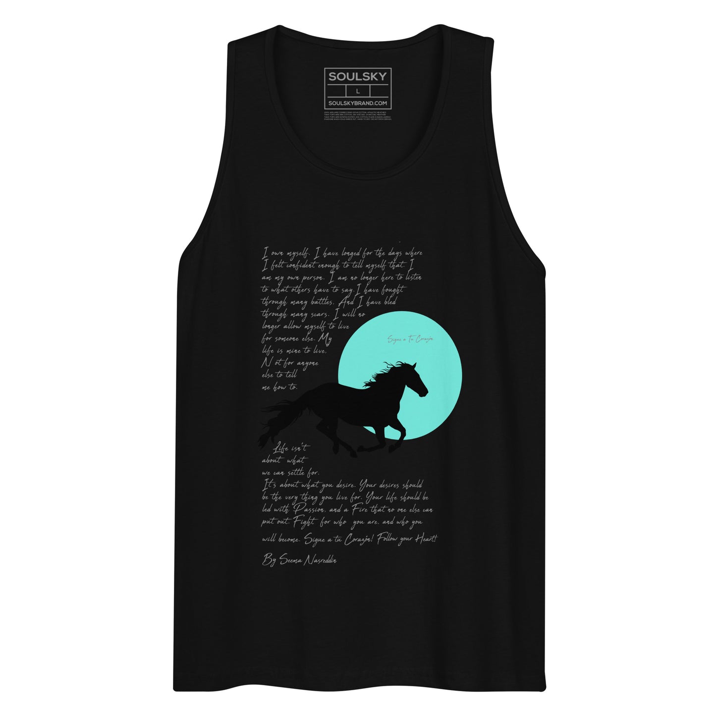 SIGUE A TU CORAZON (Follow Your Heart) Premium Tank Top