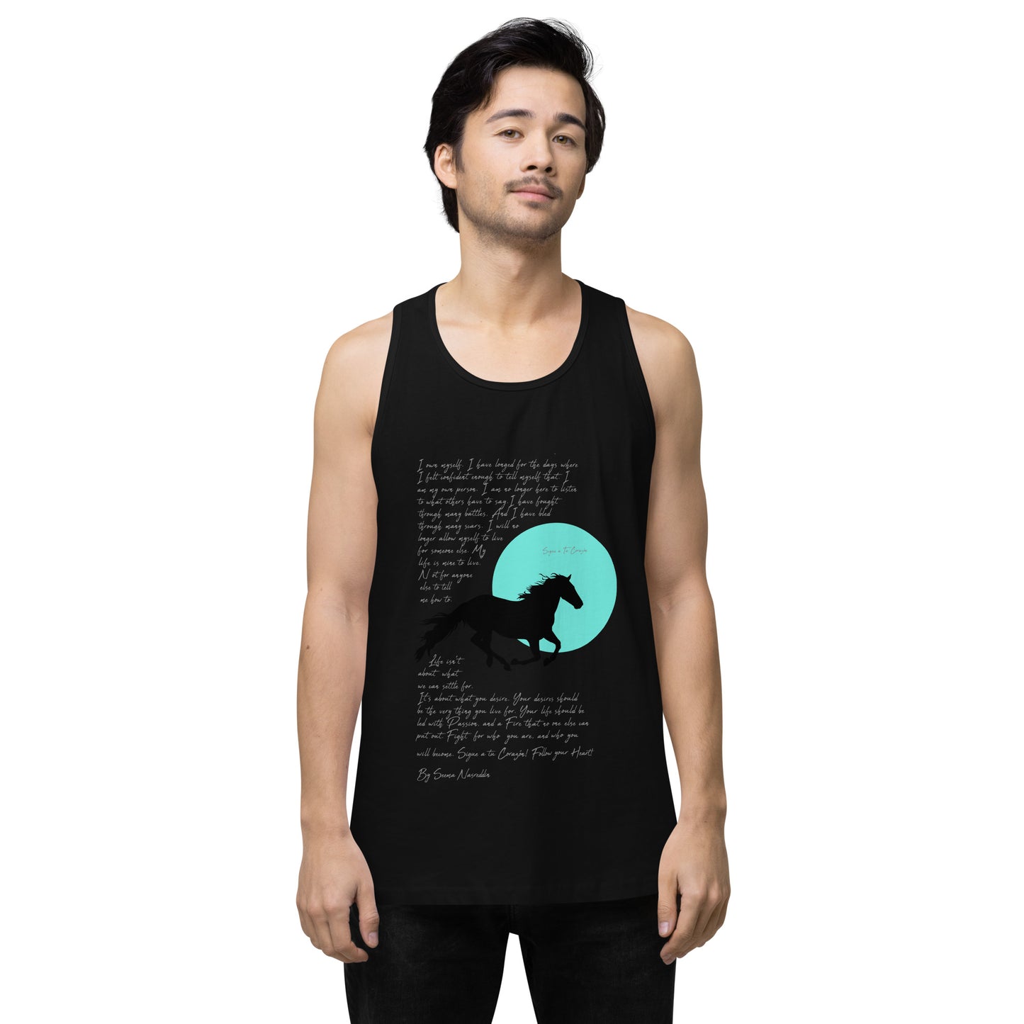 SIGUE A TU CORAZON (Follow Your Heart) Premium Tank Top