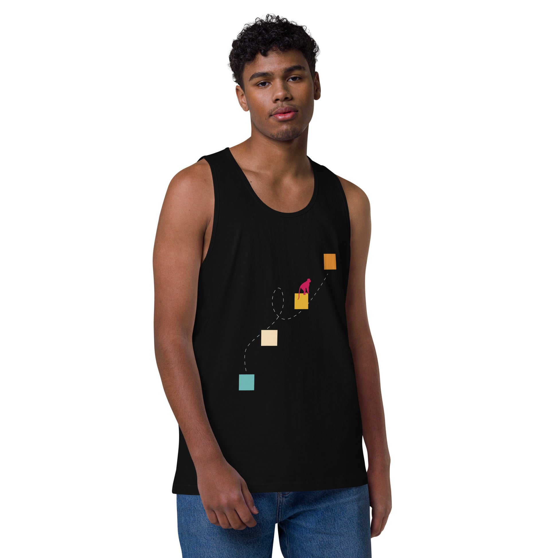 NEVER GIVE UP Premium Tank Top - SOULSKY