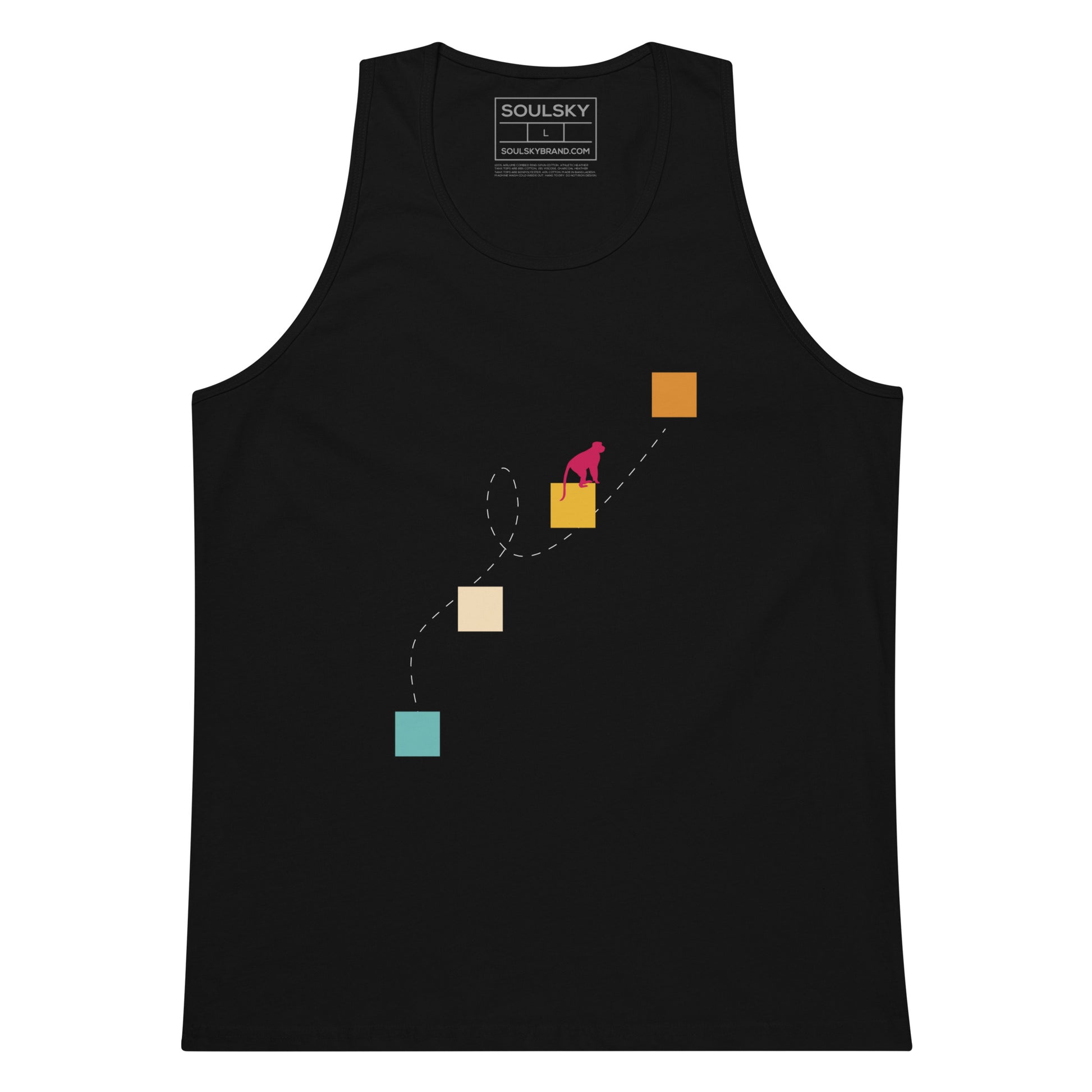 NEVER GIVE UP Premium Tank Top - SOULSKY