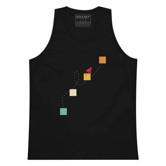 NEVER GIVE UP Premium Tank Top - SOULSKY