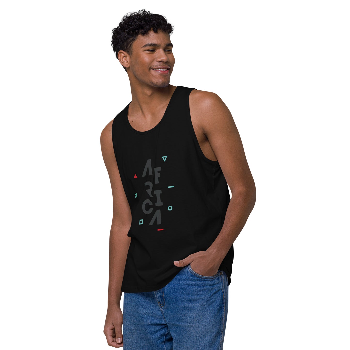 AFRICA IS THE FUTURE Premium Tank Top