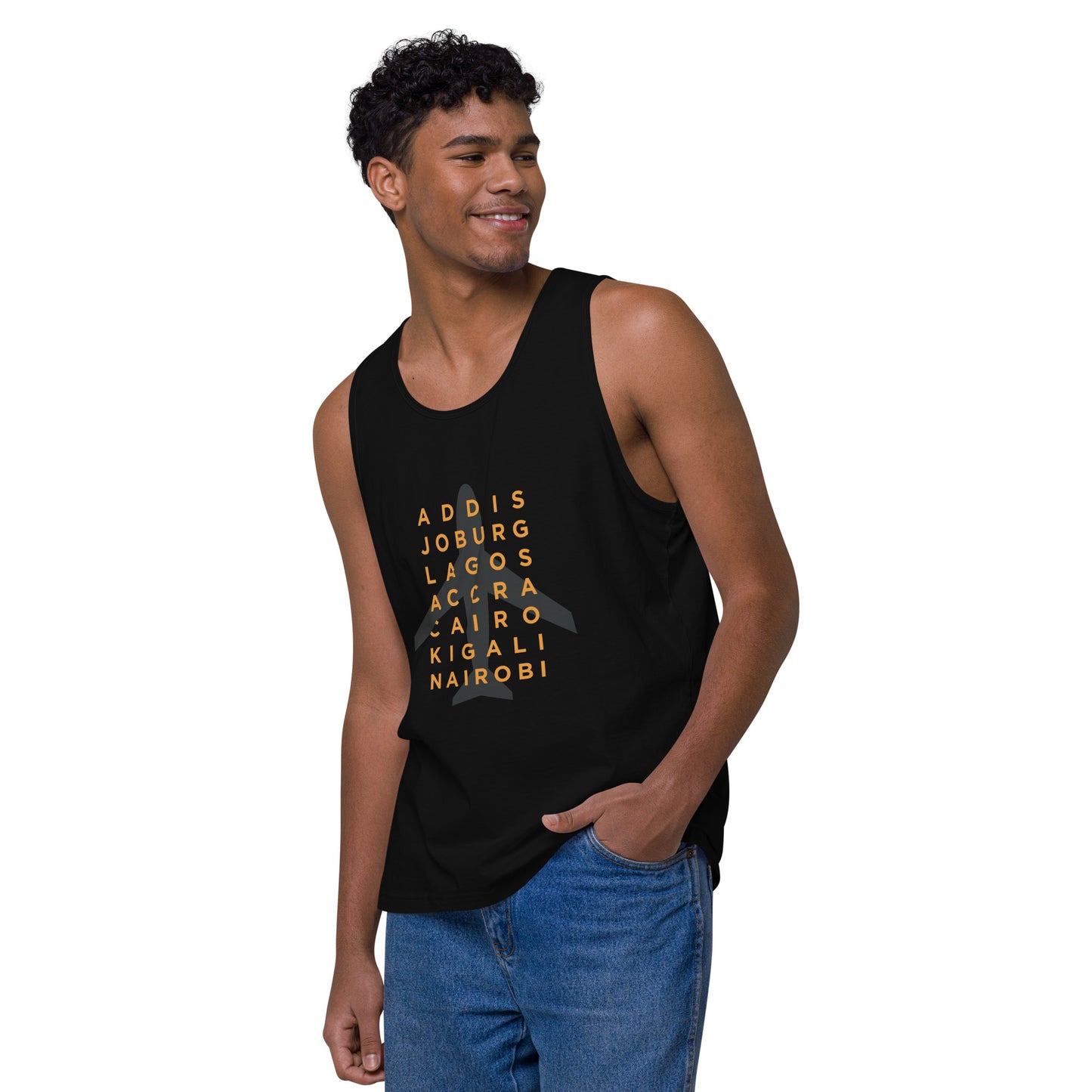 AFRICAN CITIES Premium Tank Top