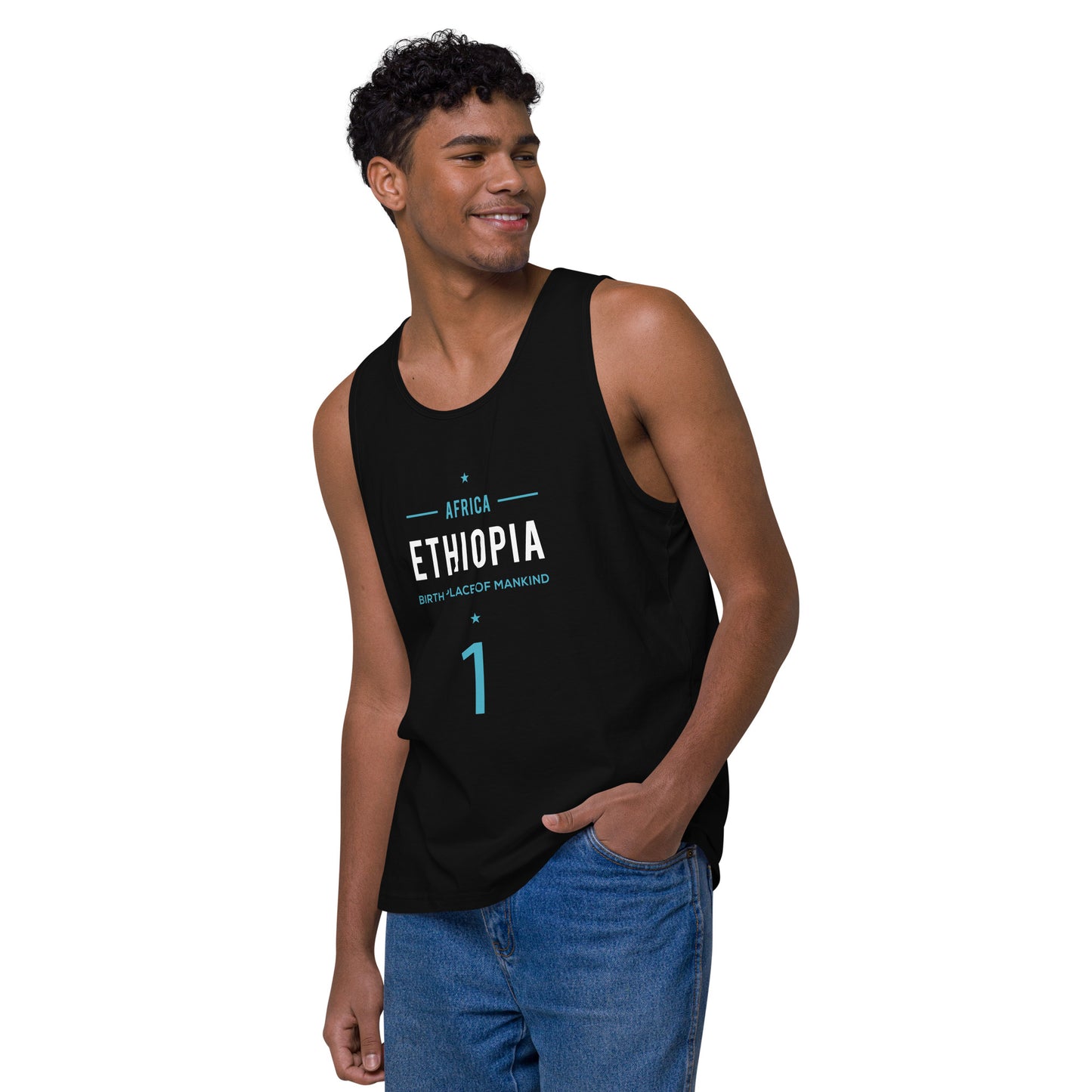 ETHIOPIA - BIRTHPLACE OF MANKIND Premium Tank Top