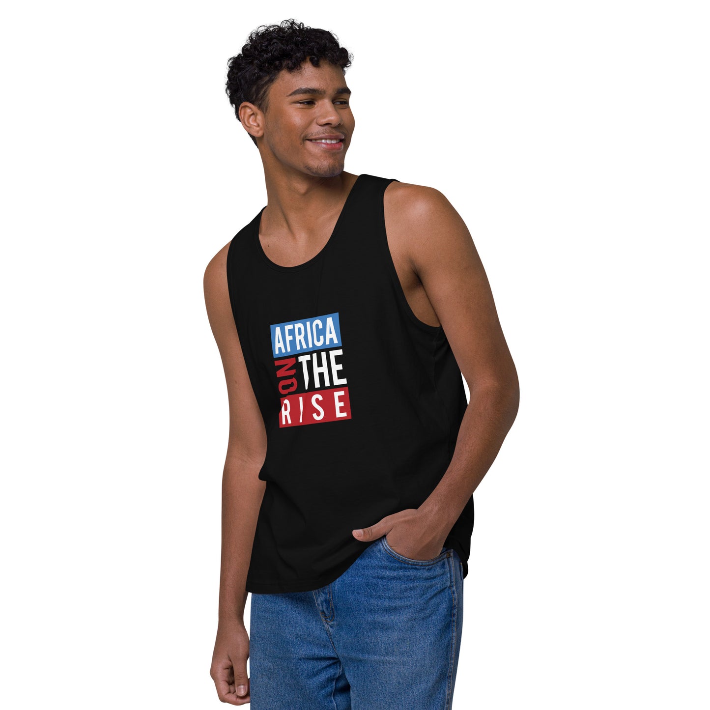 AFRICA ON THE RISE Premium Tank Top